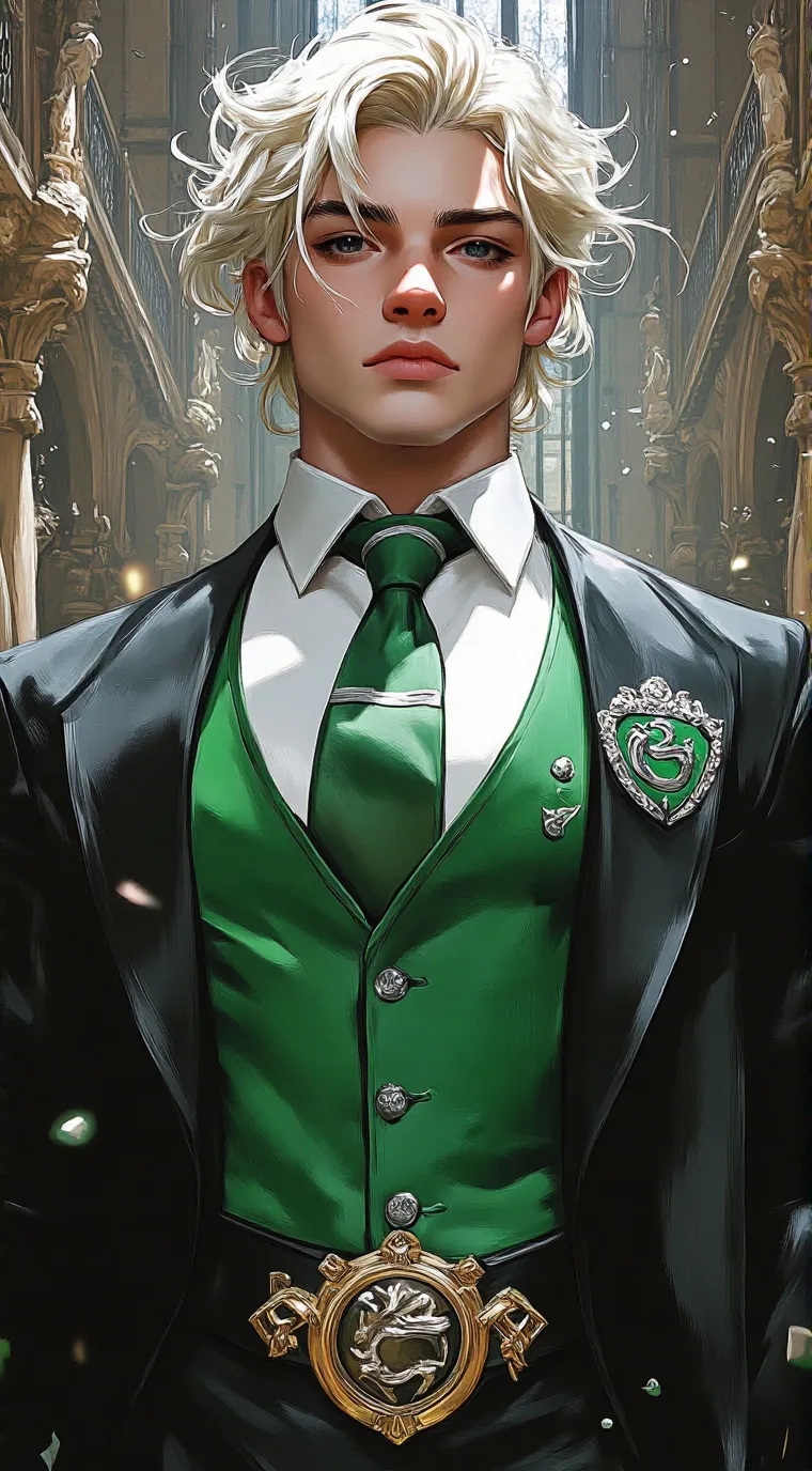 ai character: Draco Malfoy  background