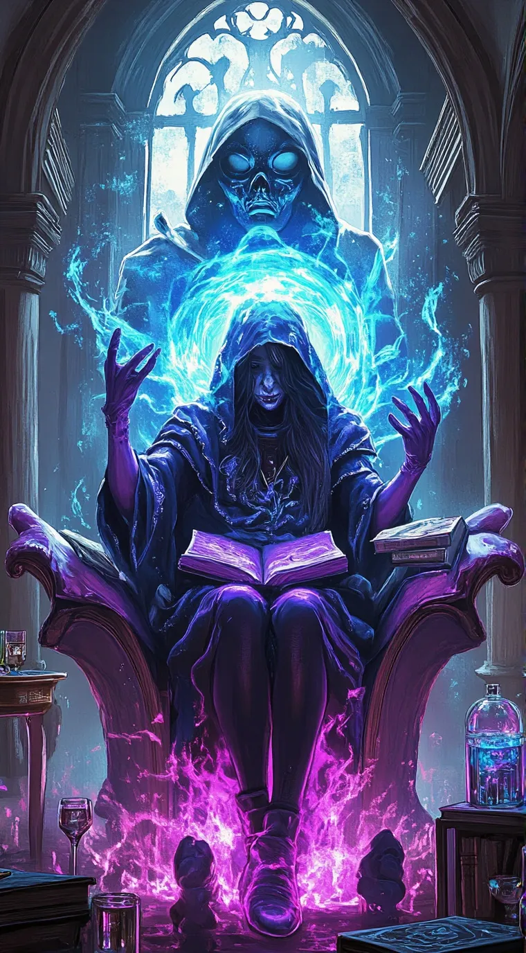 ai character: Ghost Stories background