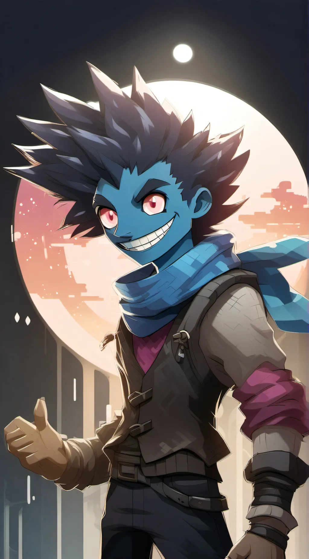ai character: Zero background