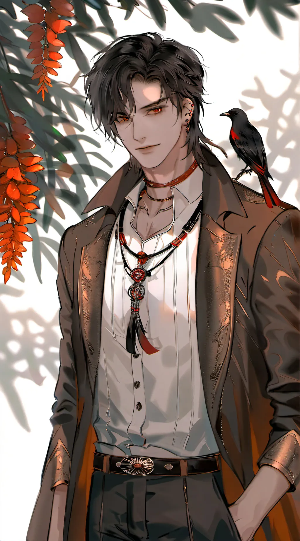 ai character: harry top x draco background