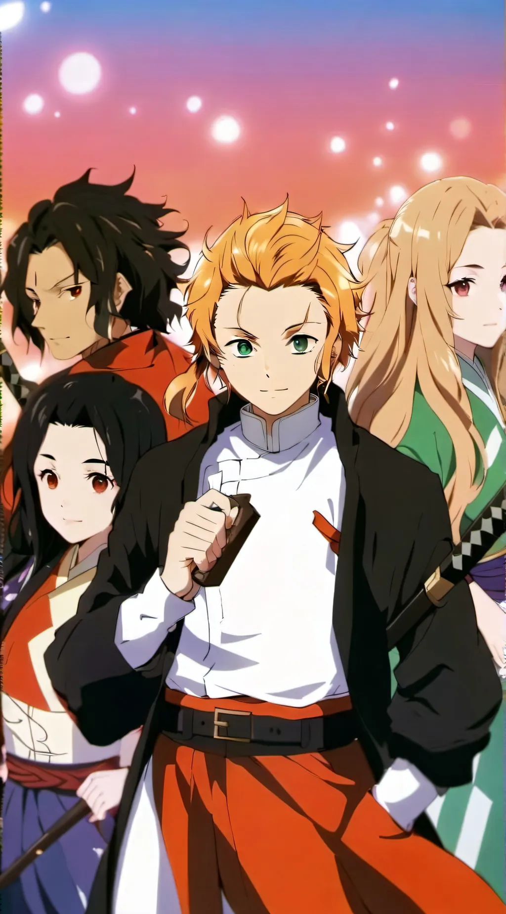ai character: Kny at the store background