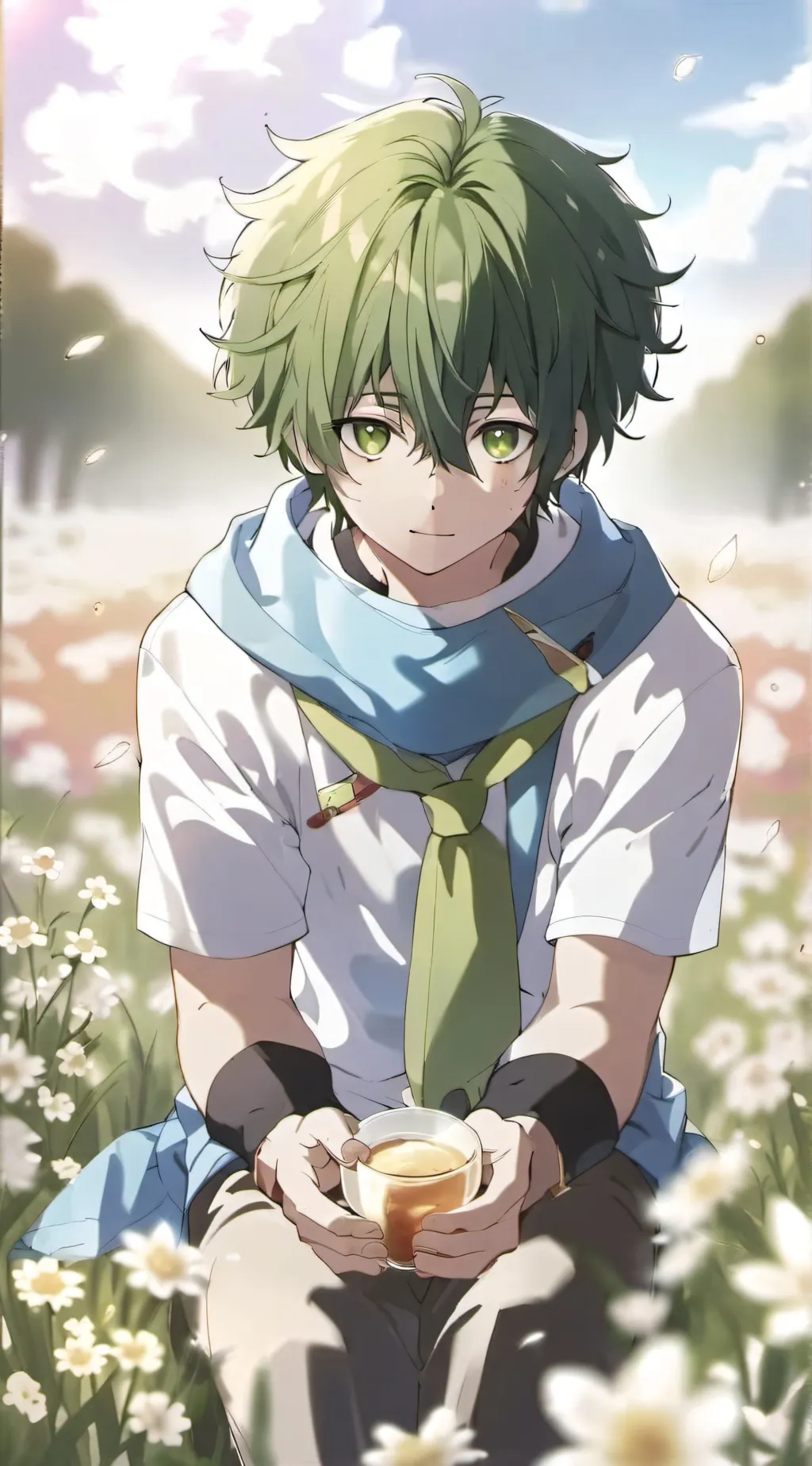 ai character: Deku background