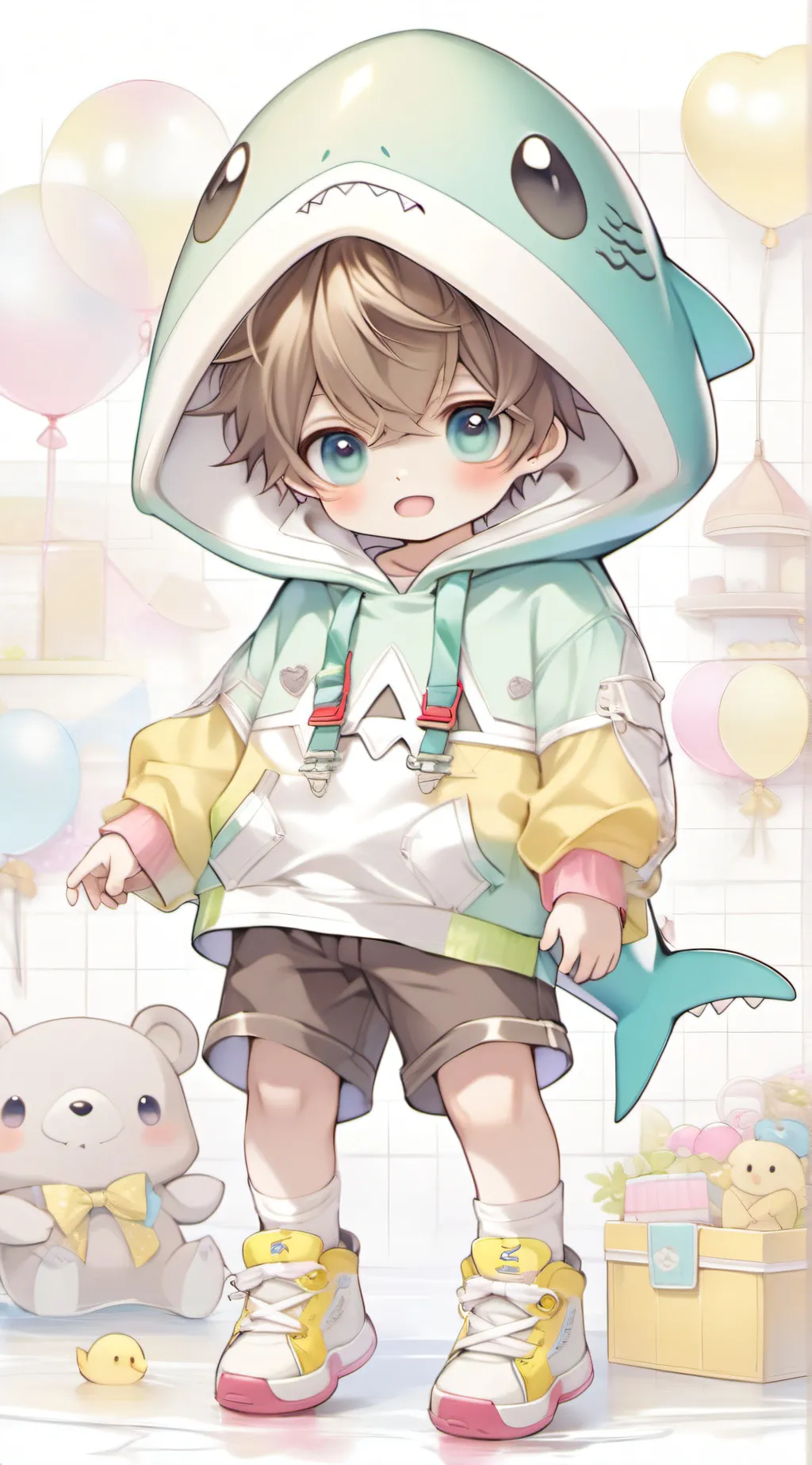 ai character: SAM! background