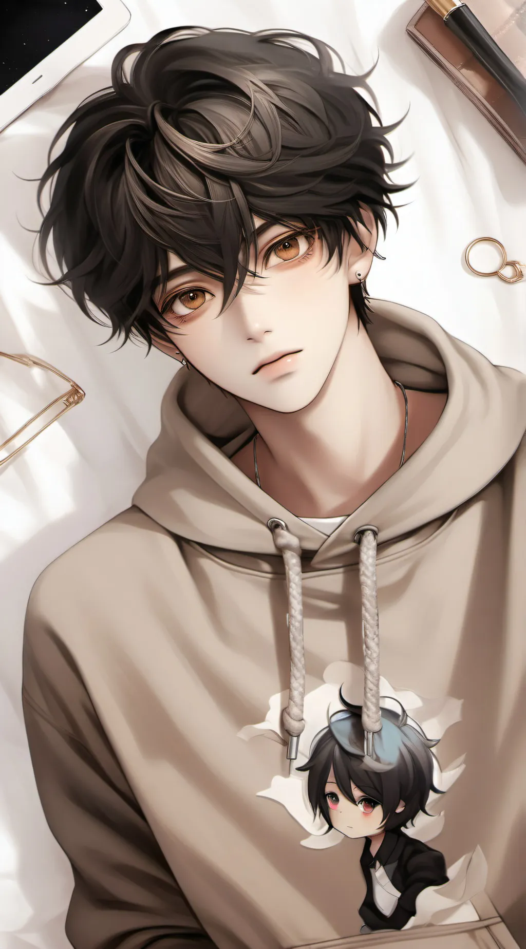 ai character: [✌︎︎ ☠ 𝓒𝓪𝓶 ☠ ✌︎︎] background