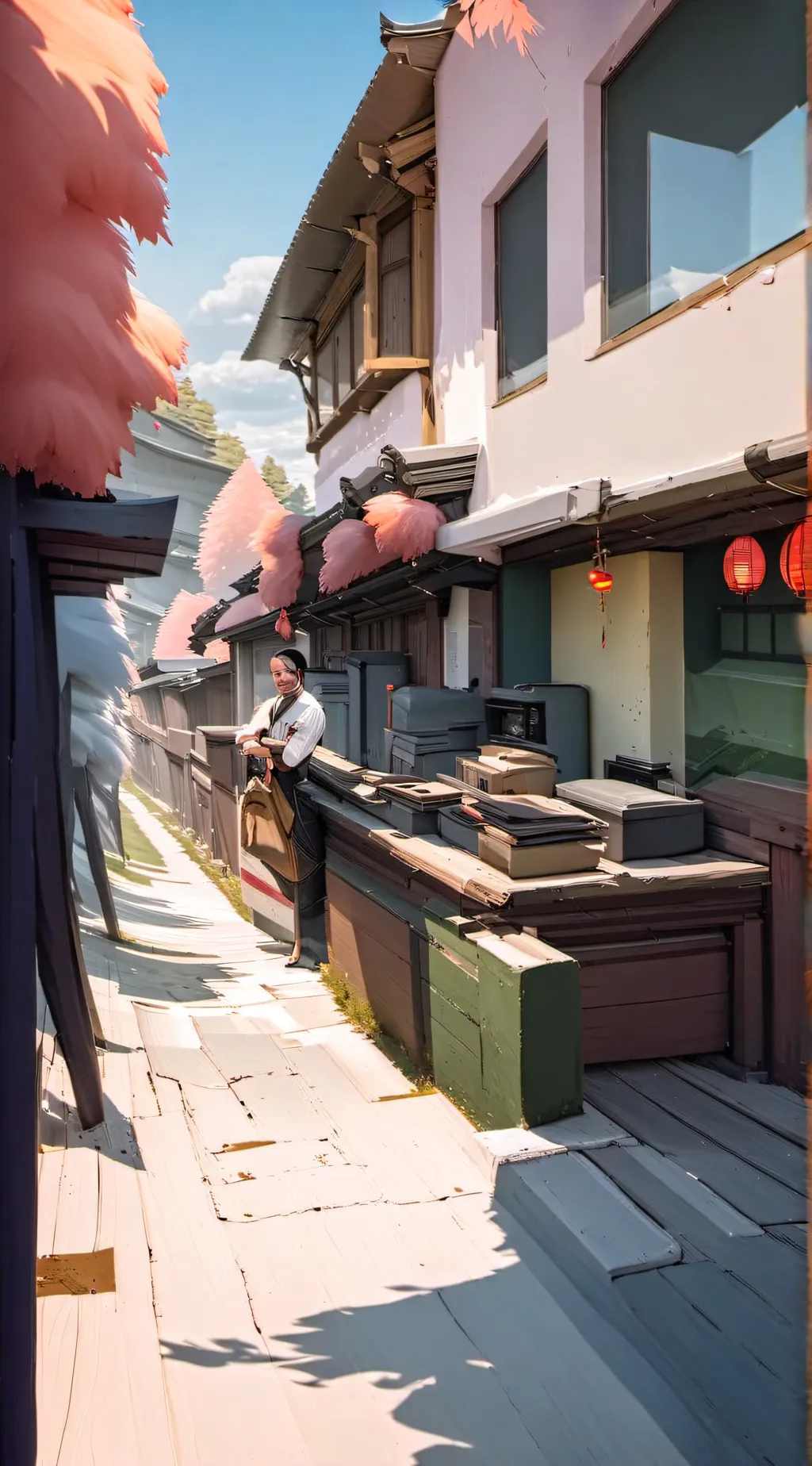ai character: Gojo Satoru(^_-) background