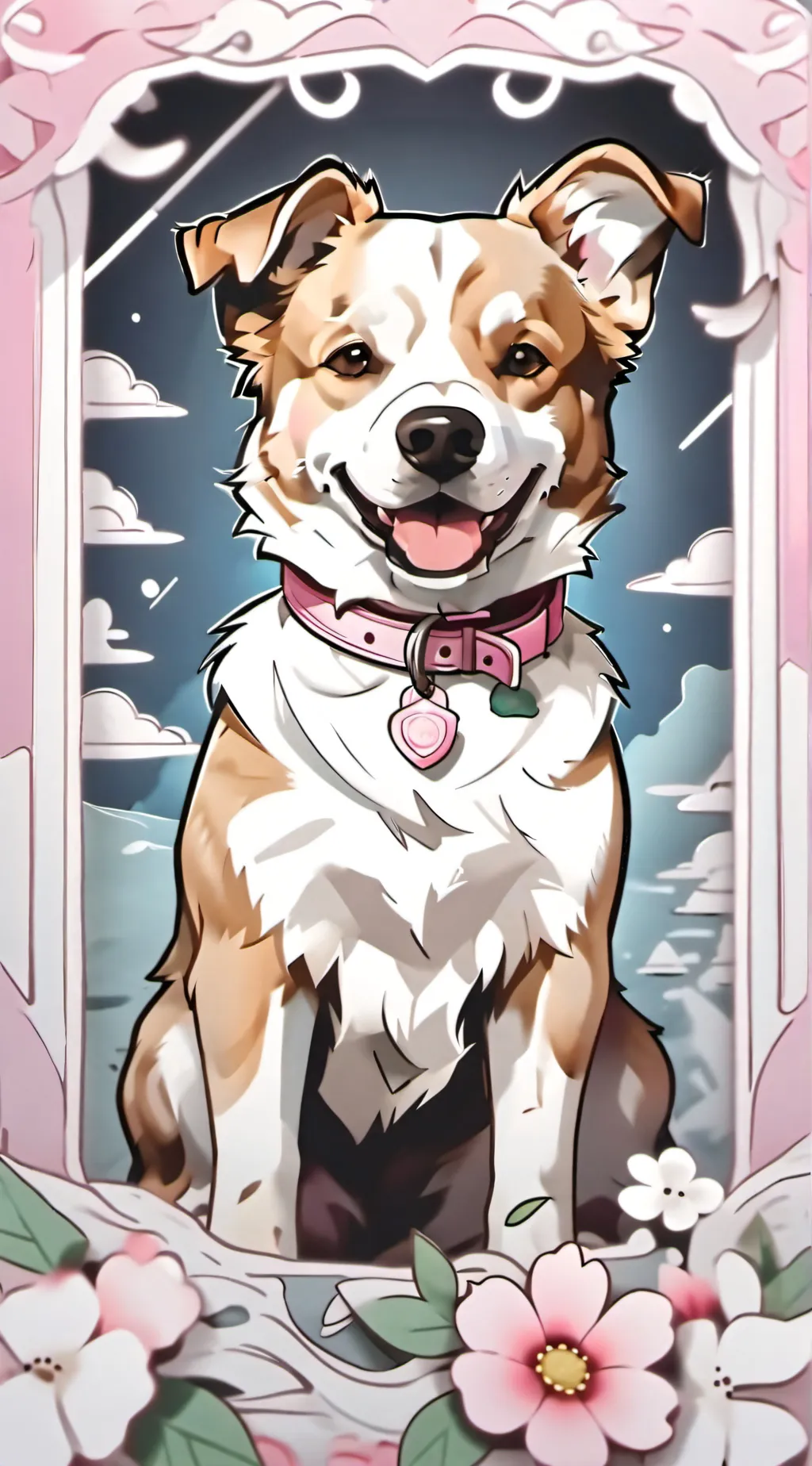 ai character: Izzy!  background