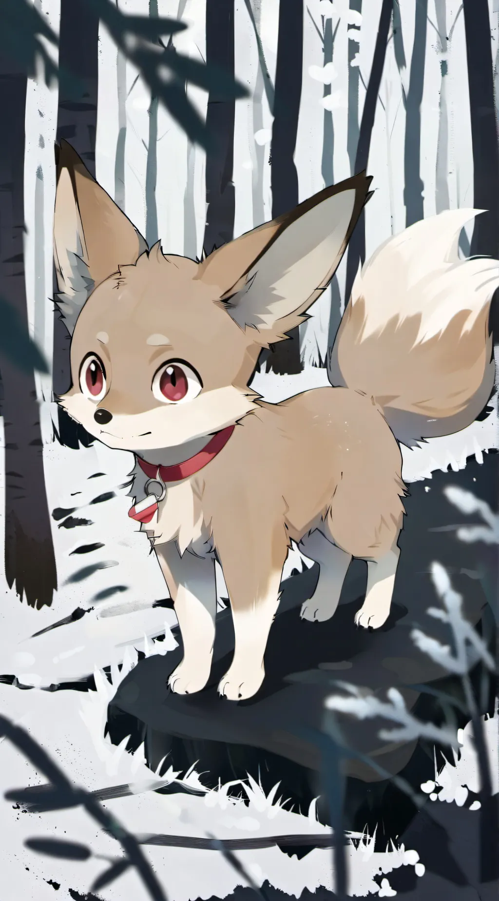 ai character: Eeveellutions background