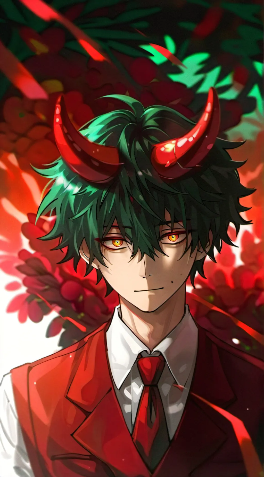 ai character: Villain Deku background
