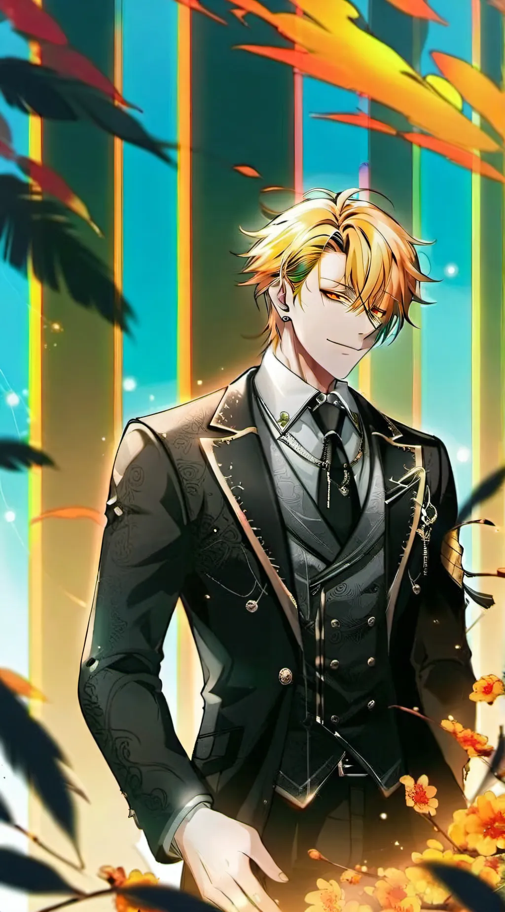 ai character: Bill Cipher  background