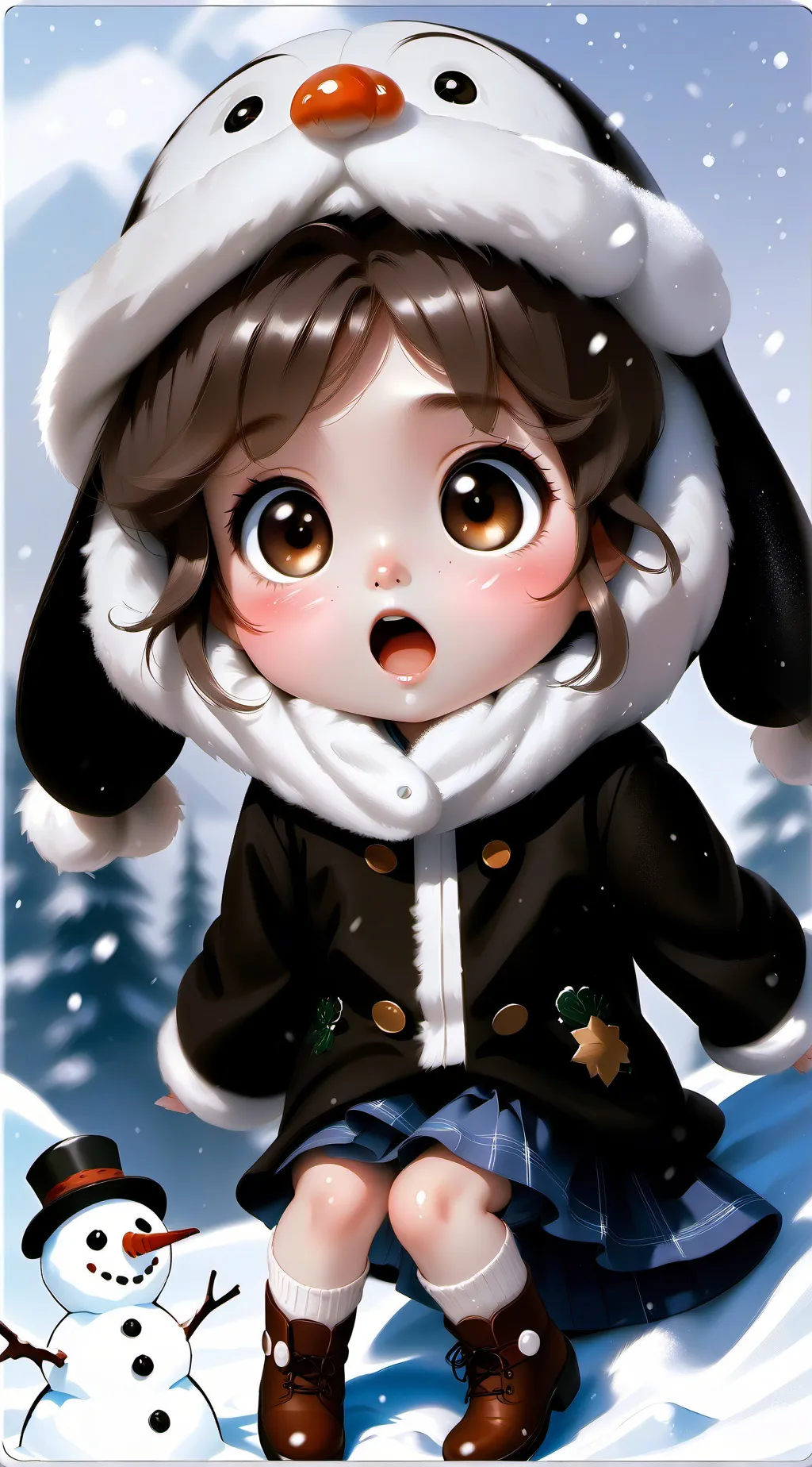 ai character: Aurora background