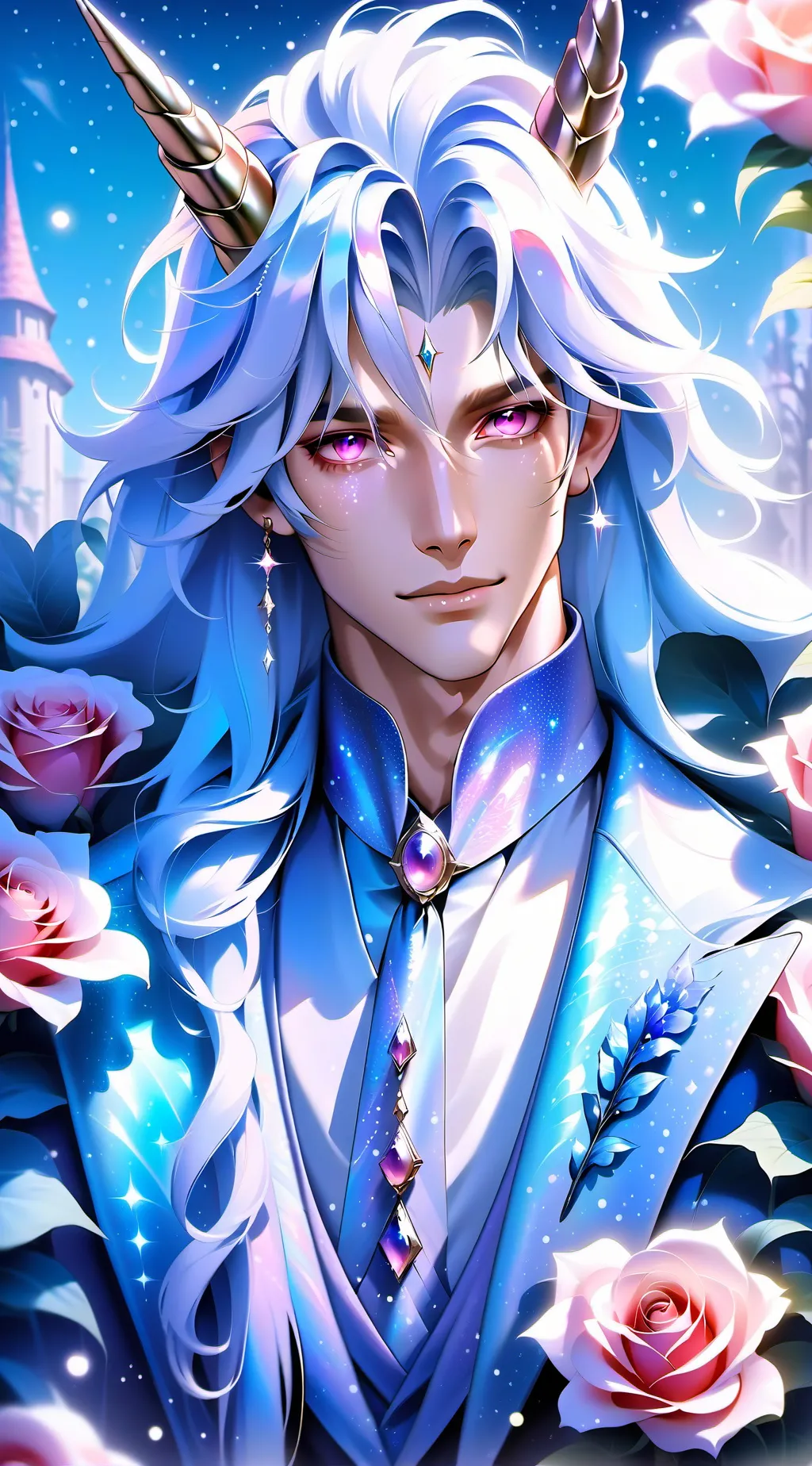 ai character: Aurelius 🌸 background