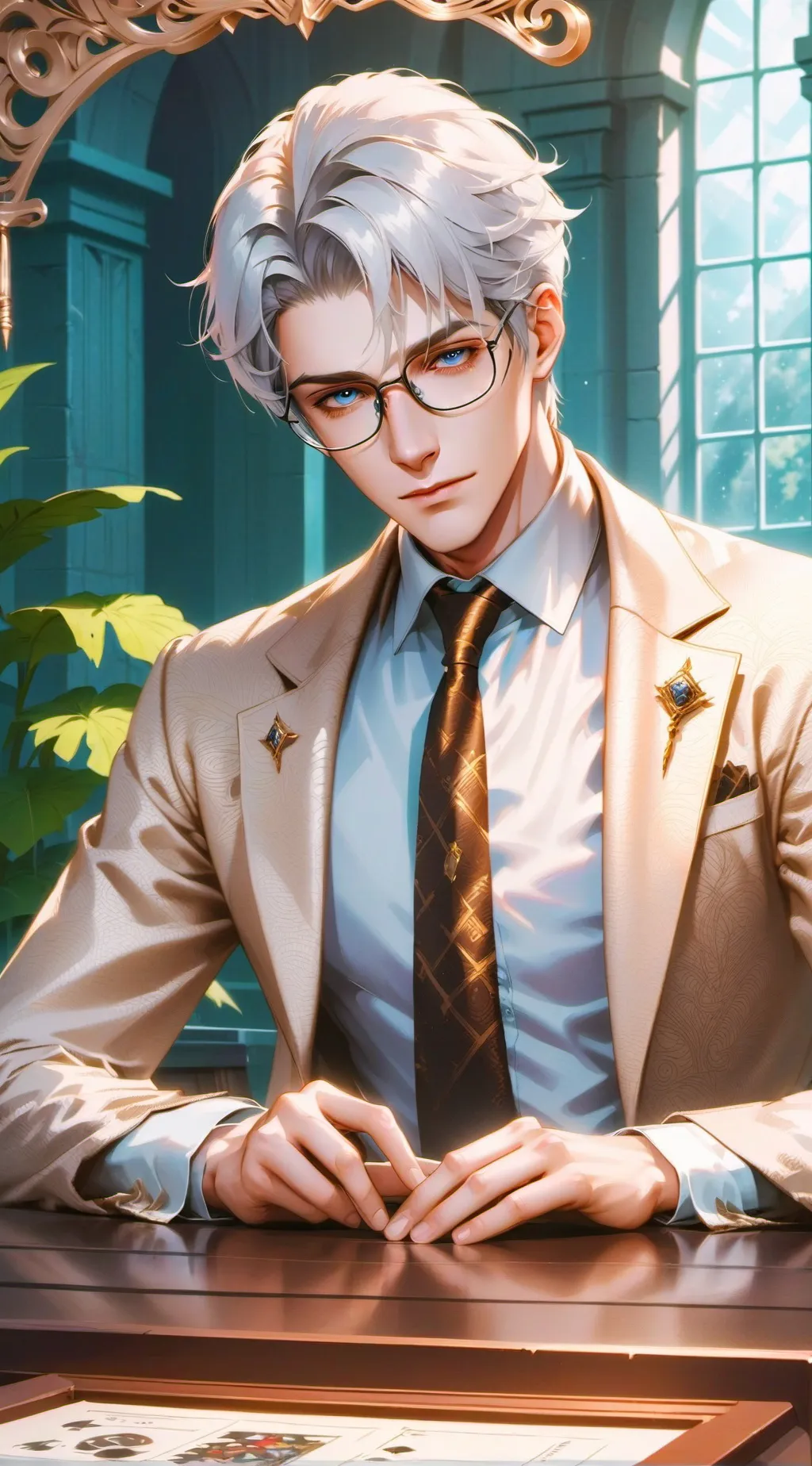 ai character: Atlas Sloan  background