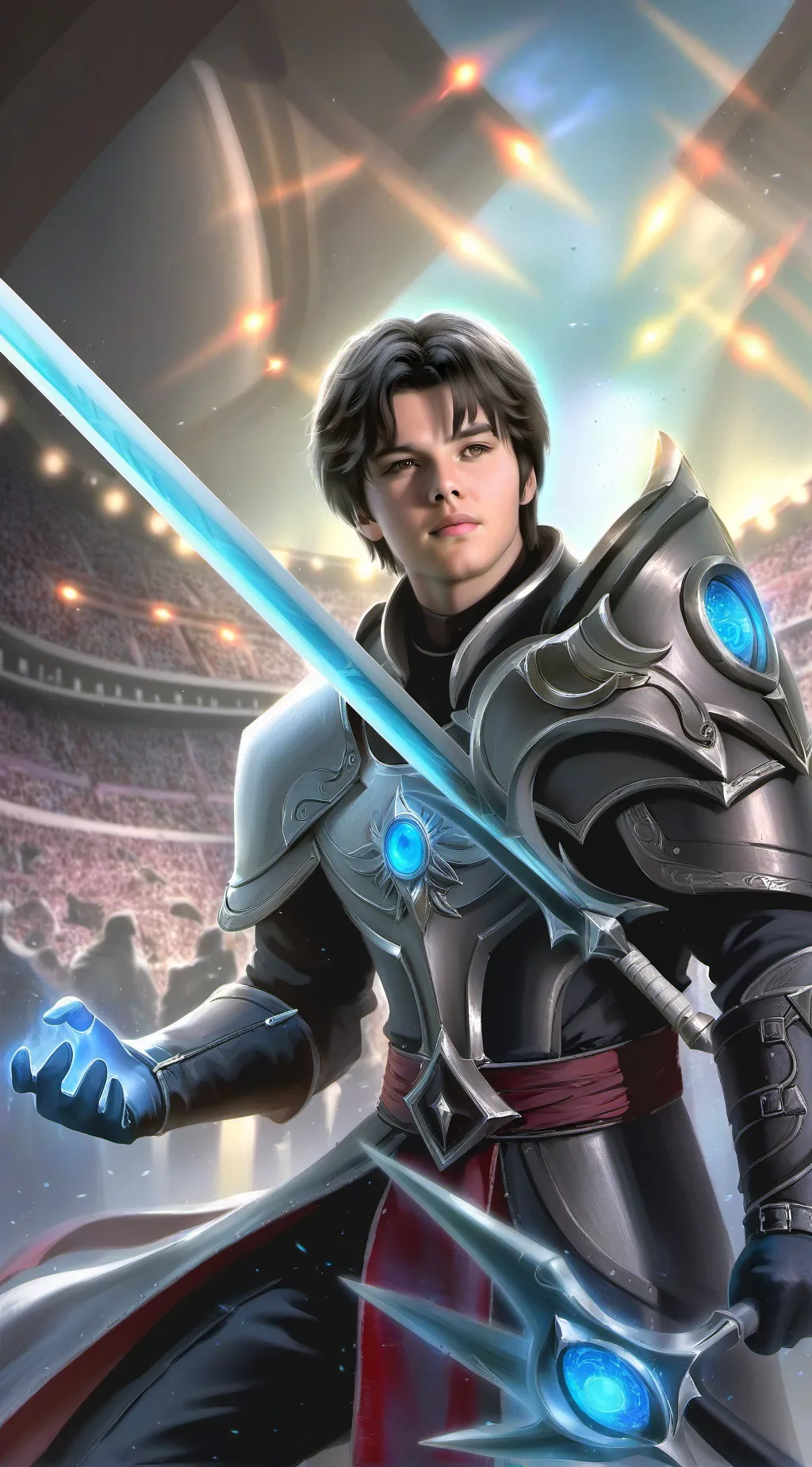 ai character: the ice night background