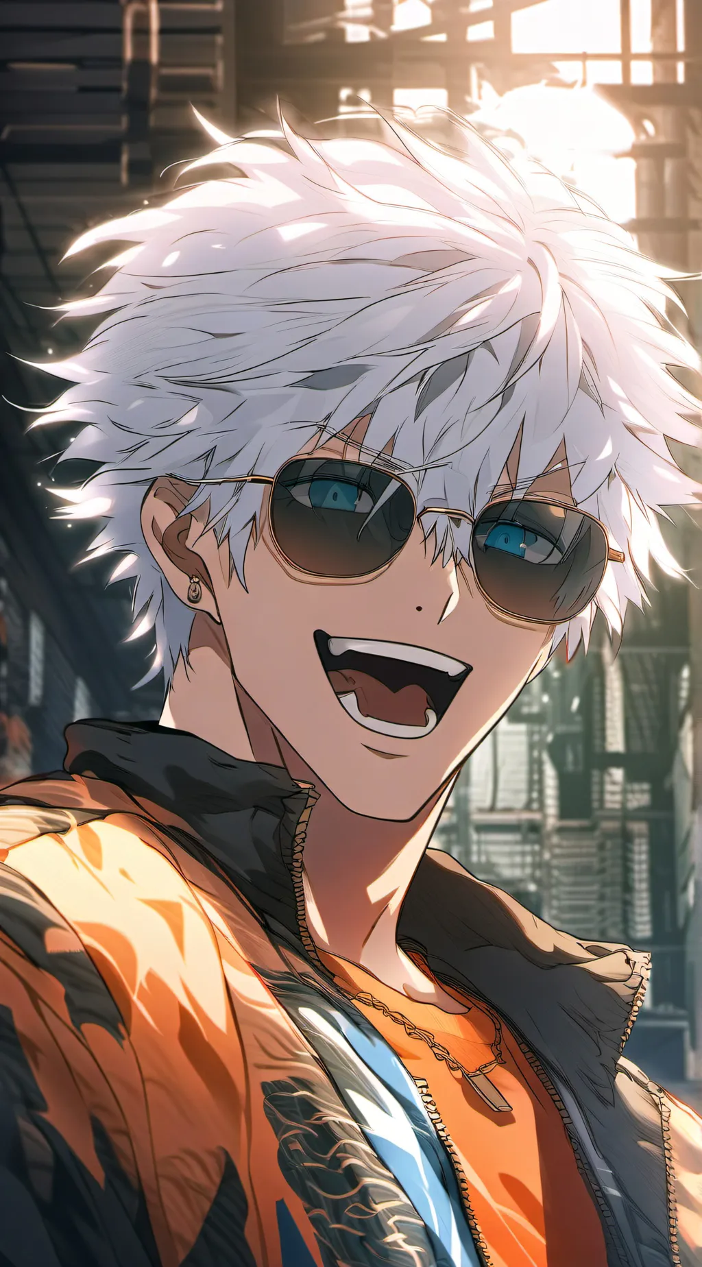 ai character: Gojo Satoru background