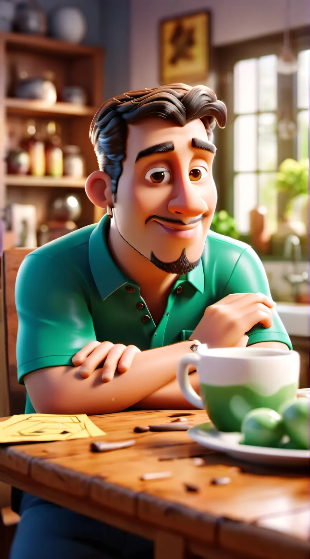 ai character: Dad background