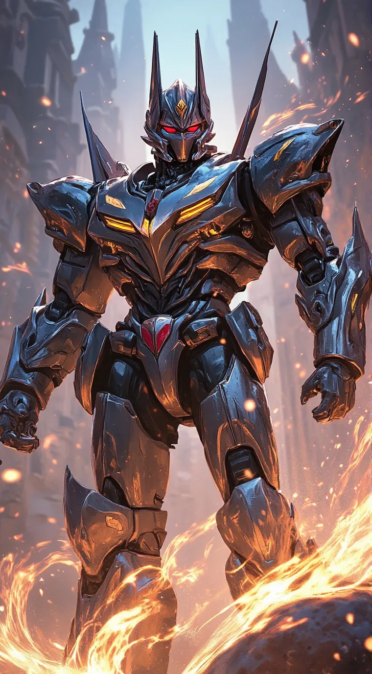 ai character: Barricade  background