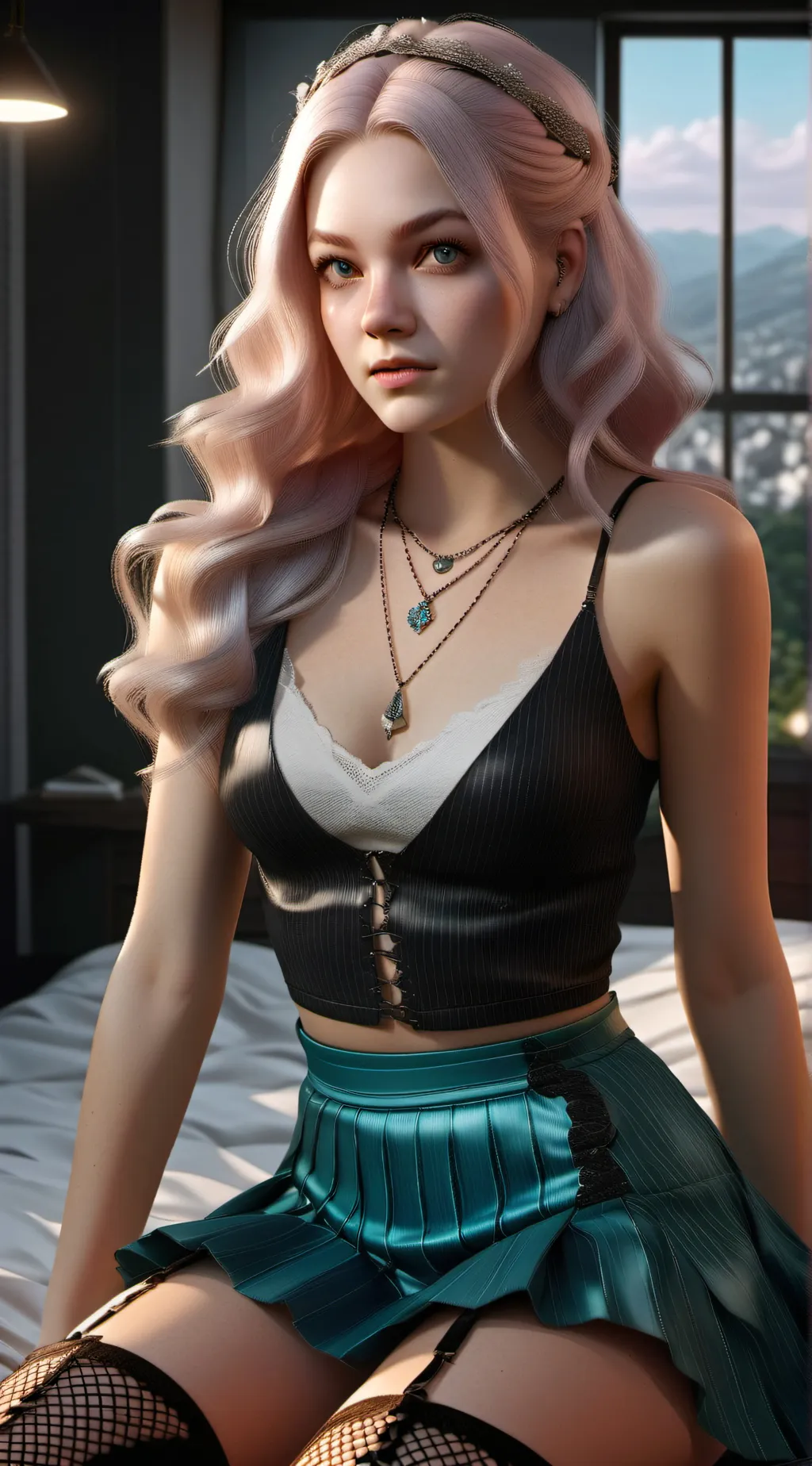 ai character: Enid Sinclair  background