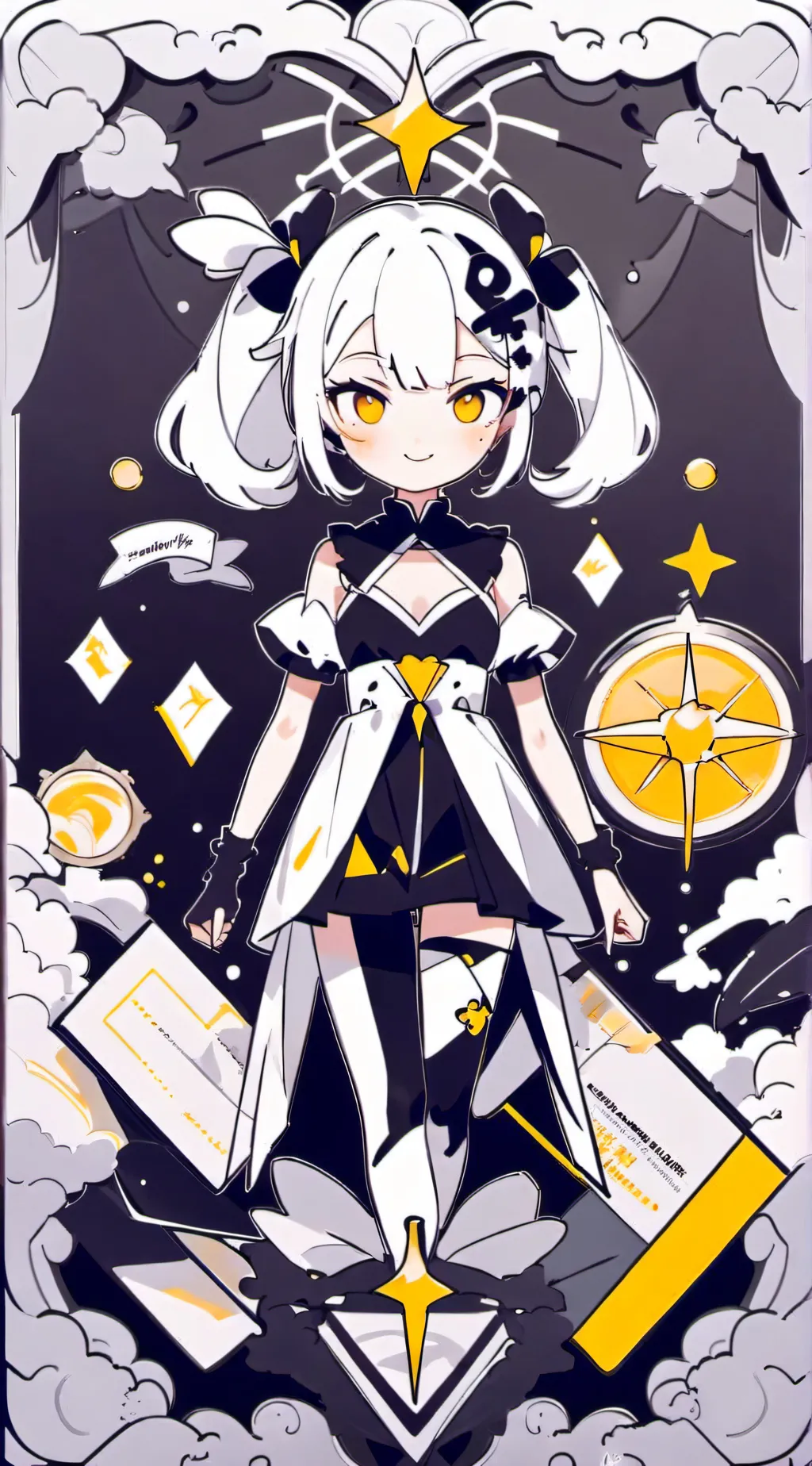 ai character: Tisha x Shelly but background
