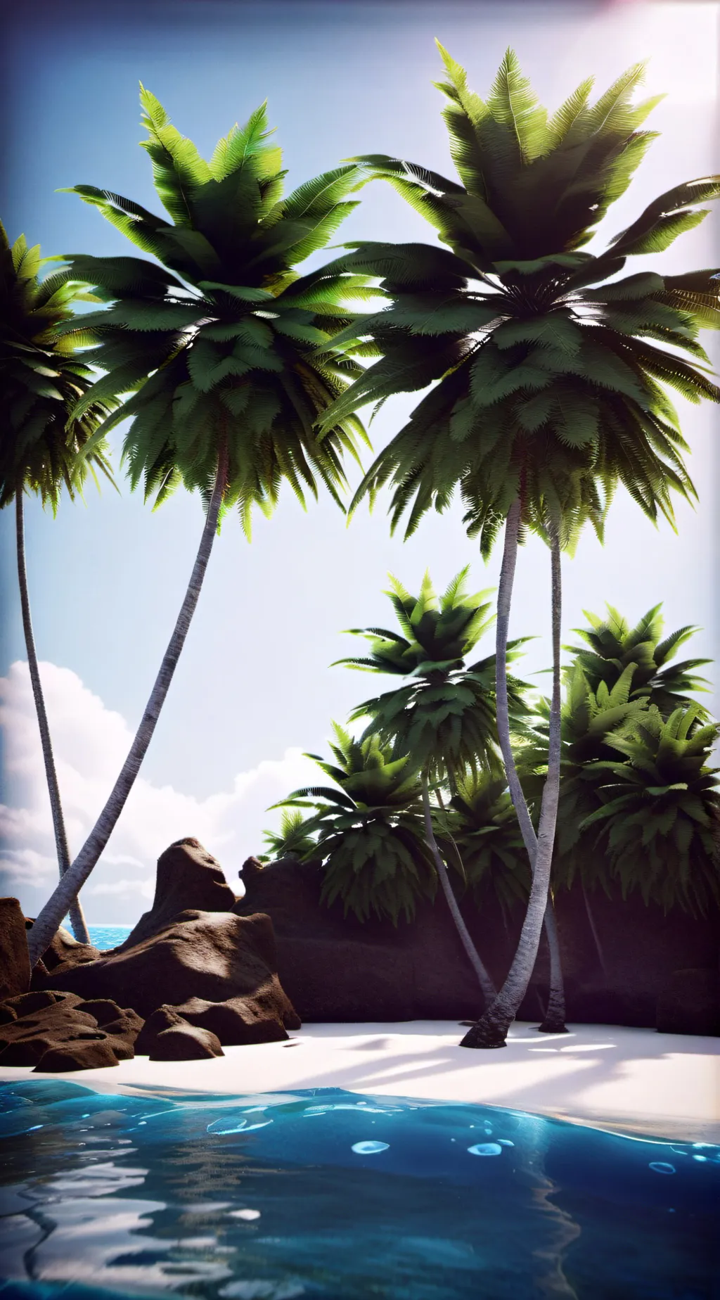 ai character: The Island background