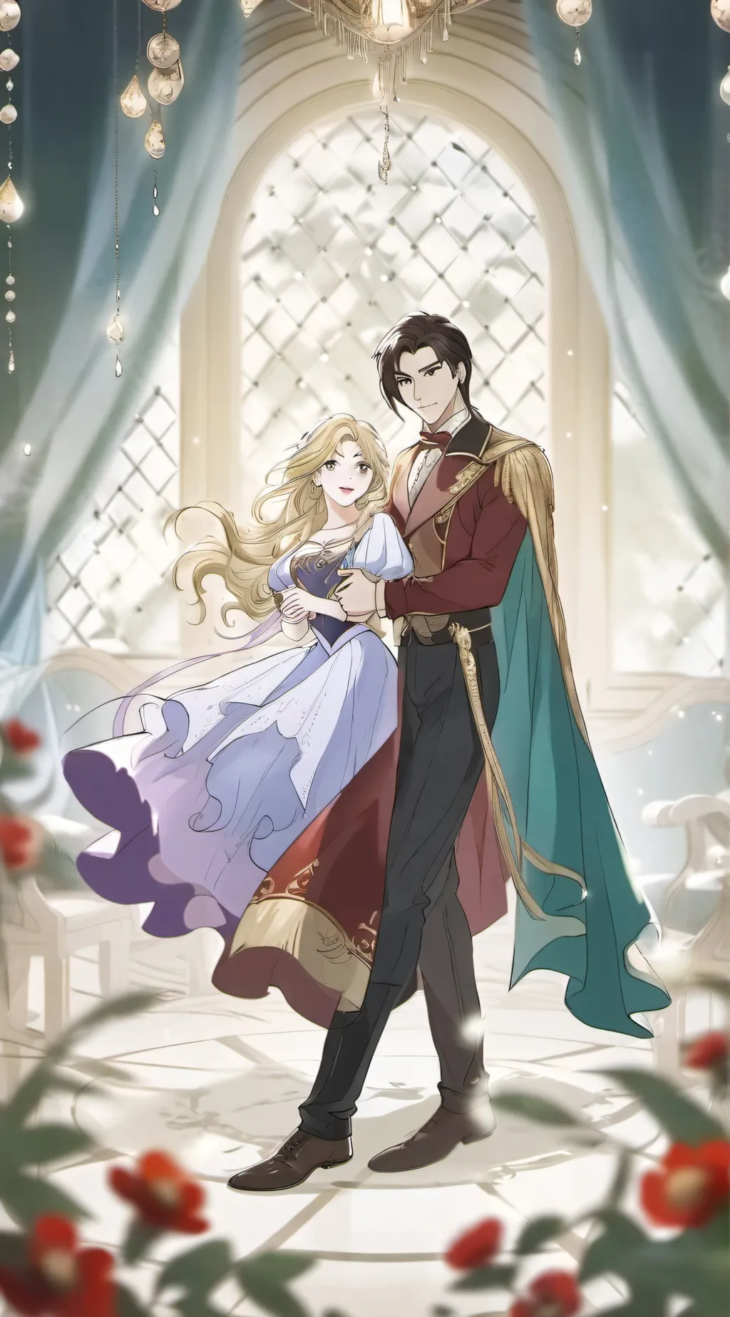 ai character: James And Audrey background