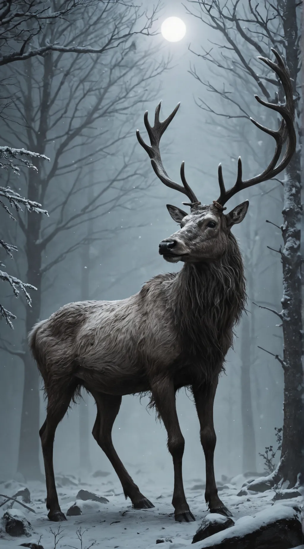 ai character: Skin walker  background