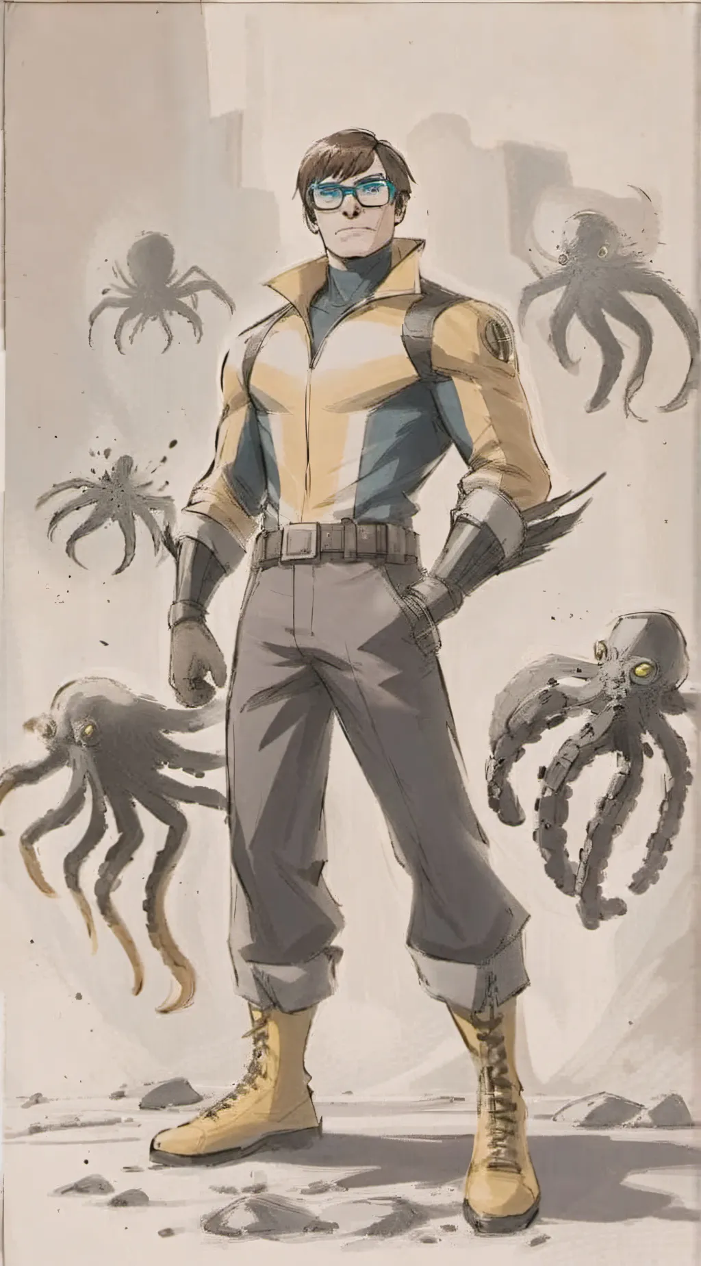 ai character: Peater Arachnid  background