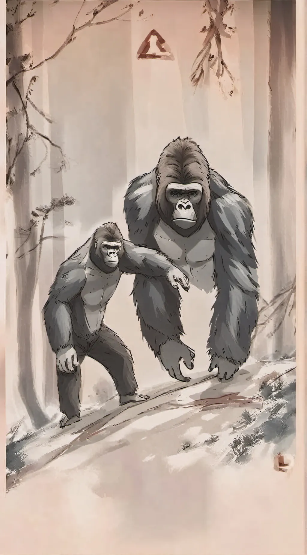 ai character: GorillaTagGhosts 2 background