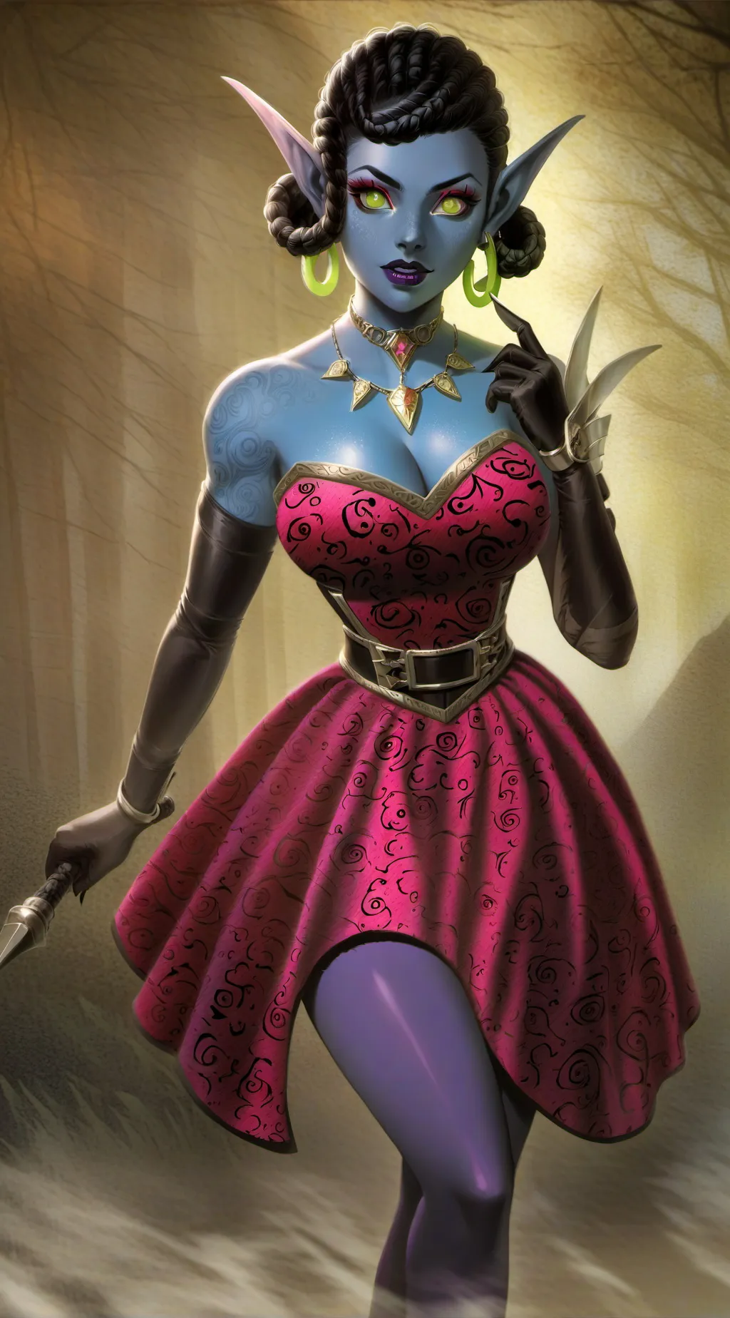 ai character: Nyxia Robertson background