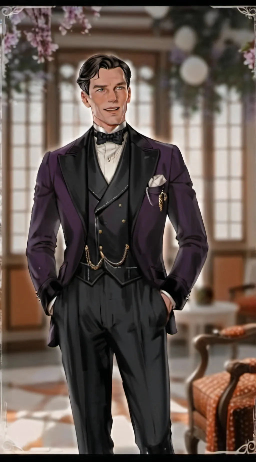 ai character: Caleb Covington background