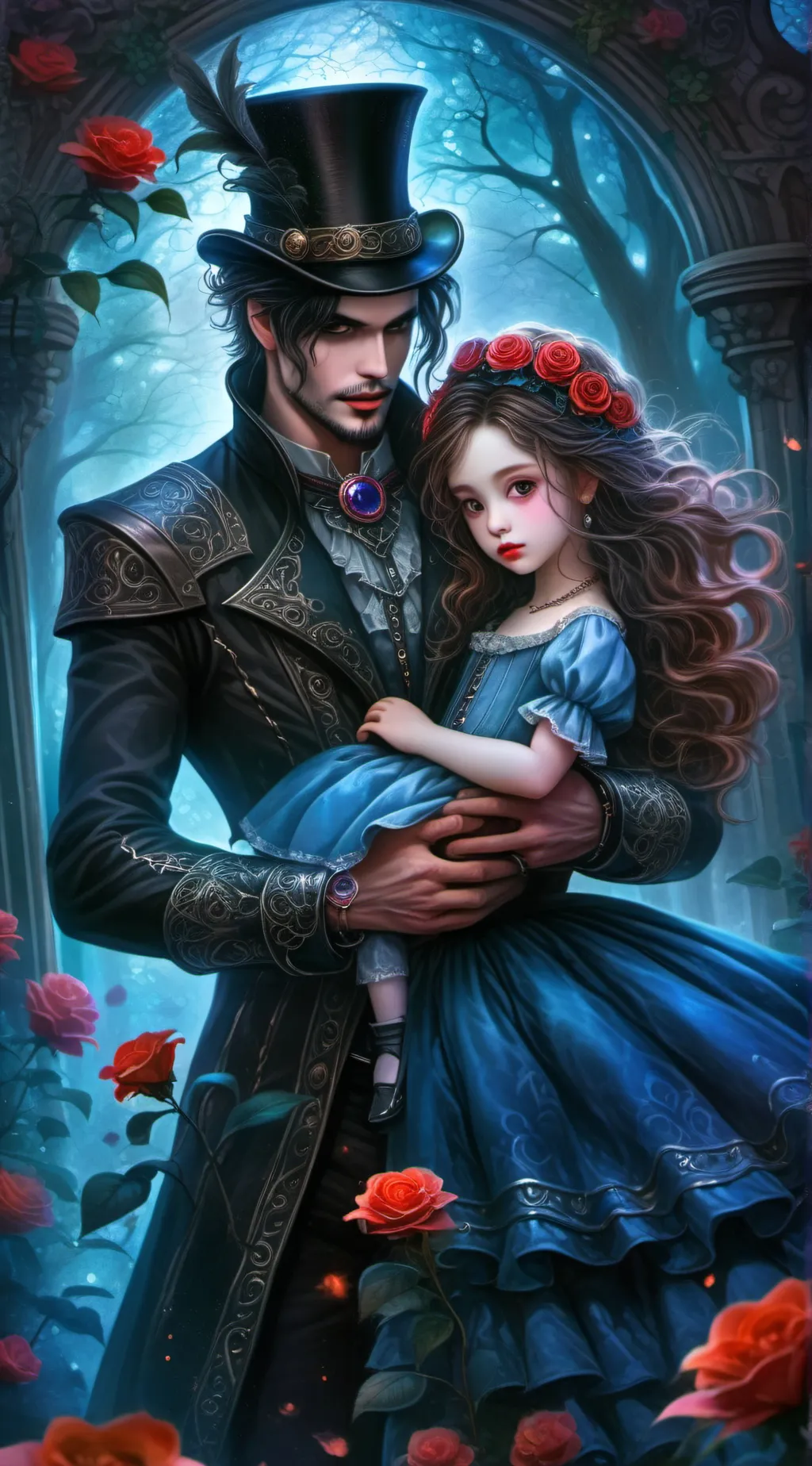 ai character: dad background