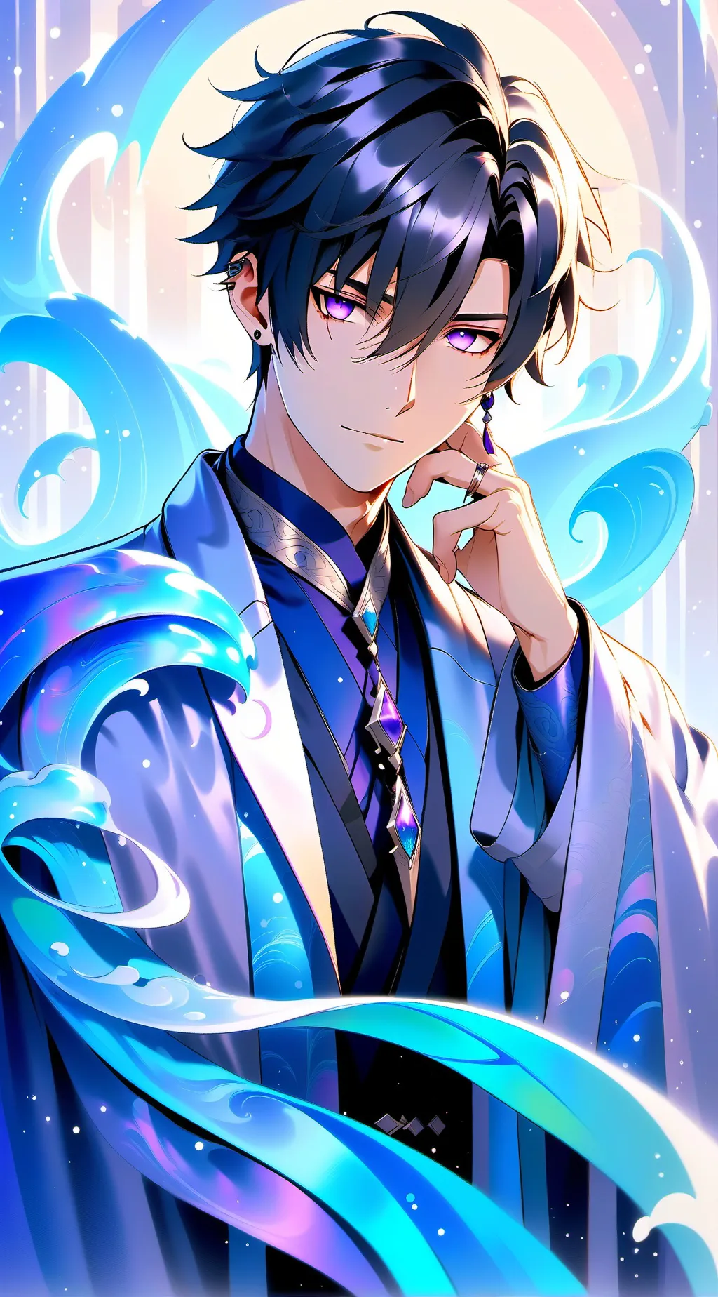 ai character: Mr Rizzler background
