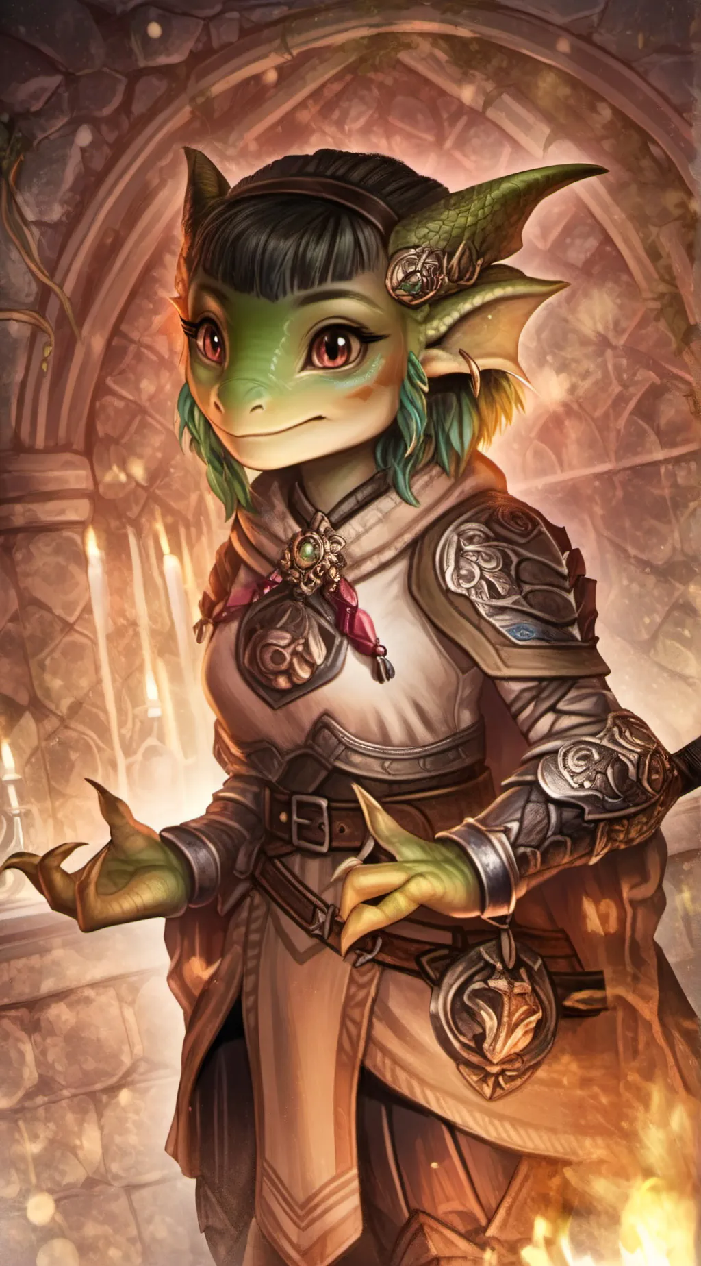 ai character: Cattails  background
