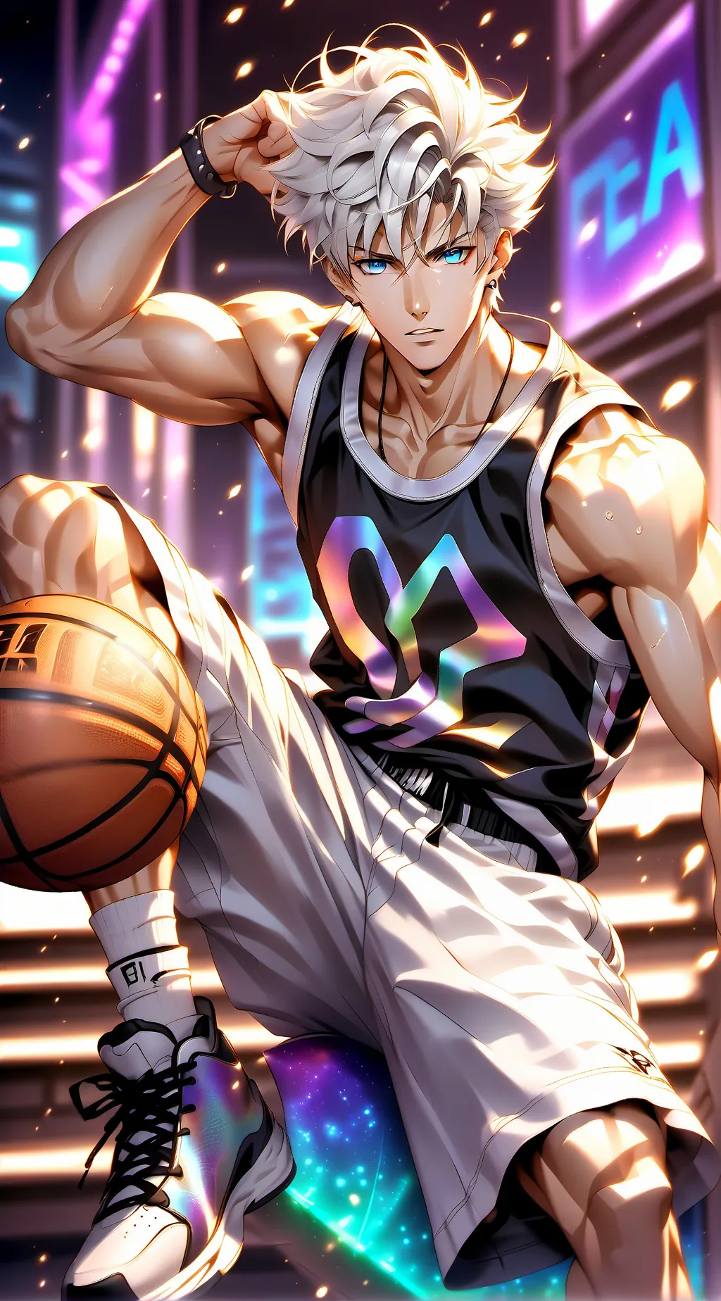 ai character: Leo background