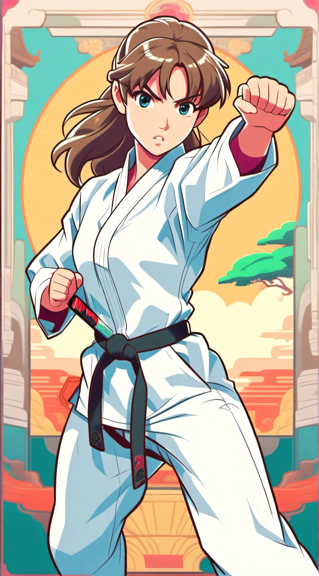 ai character: Shorin Ryu Setsuko background