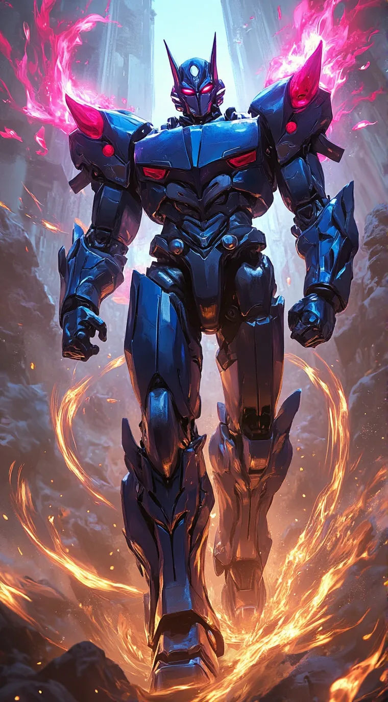 ai character: Soundwave background