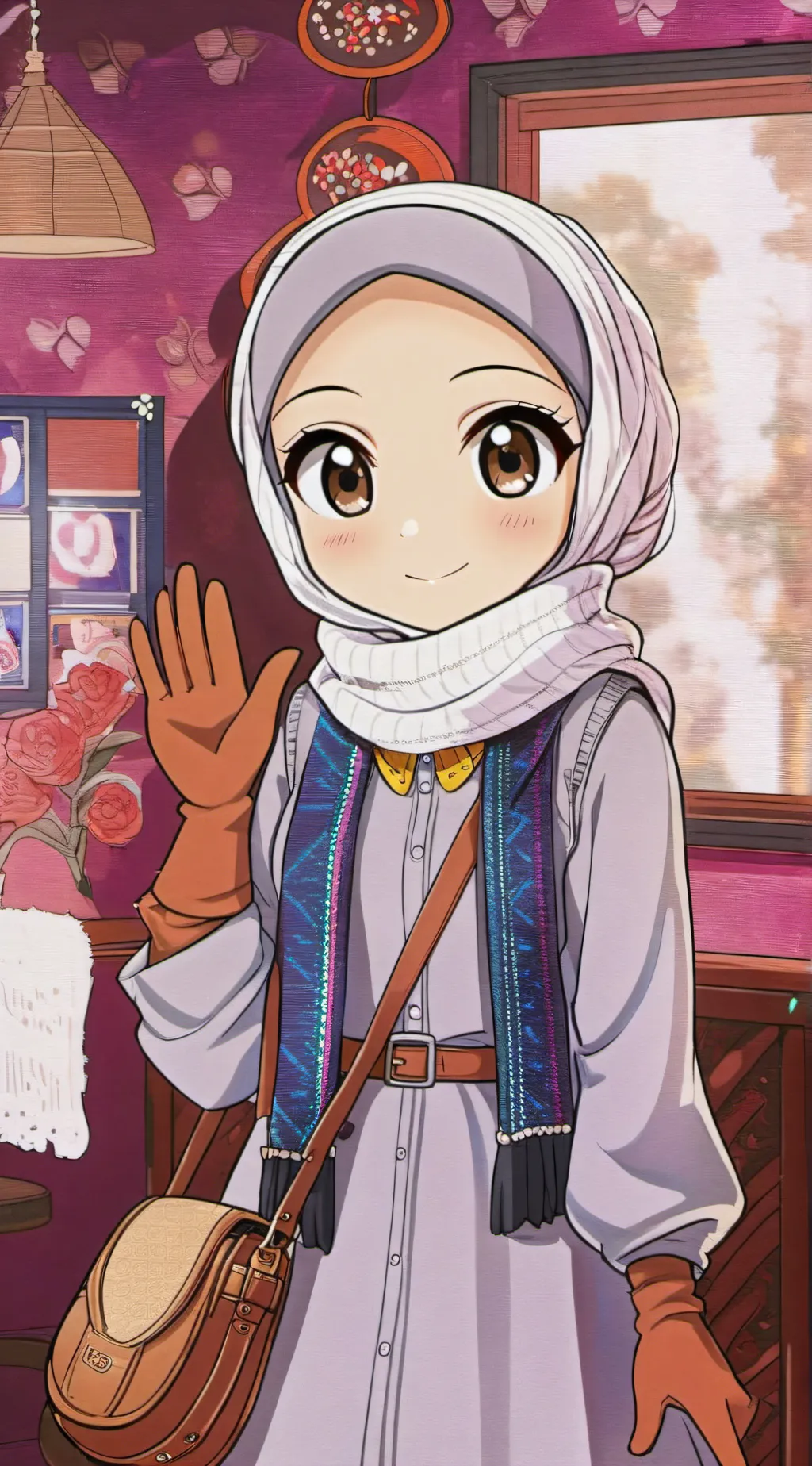 ai character: Fatima  background