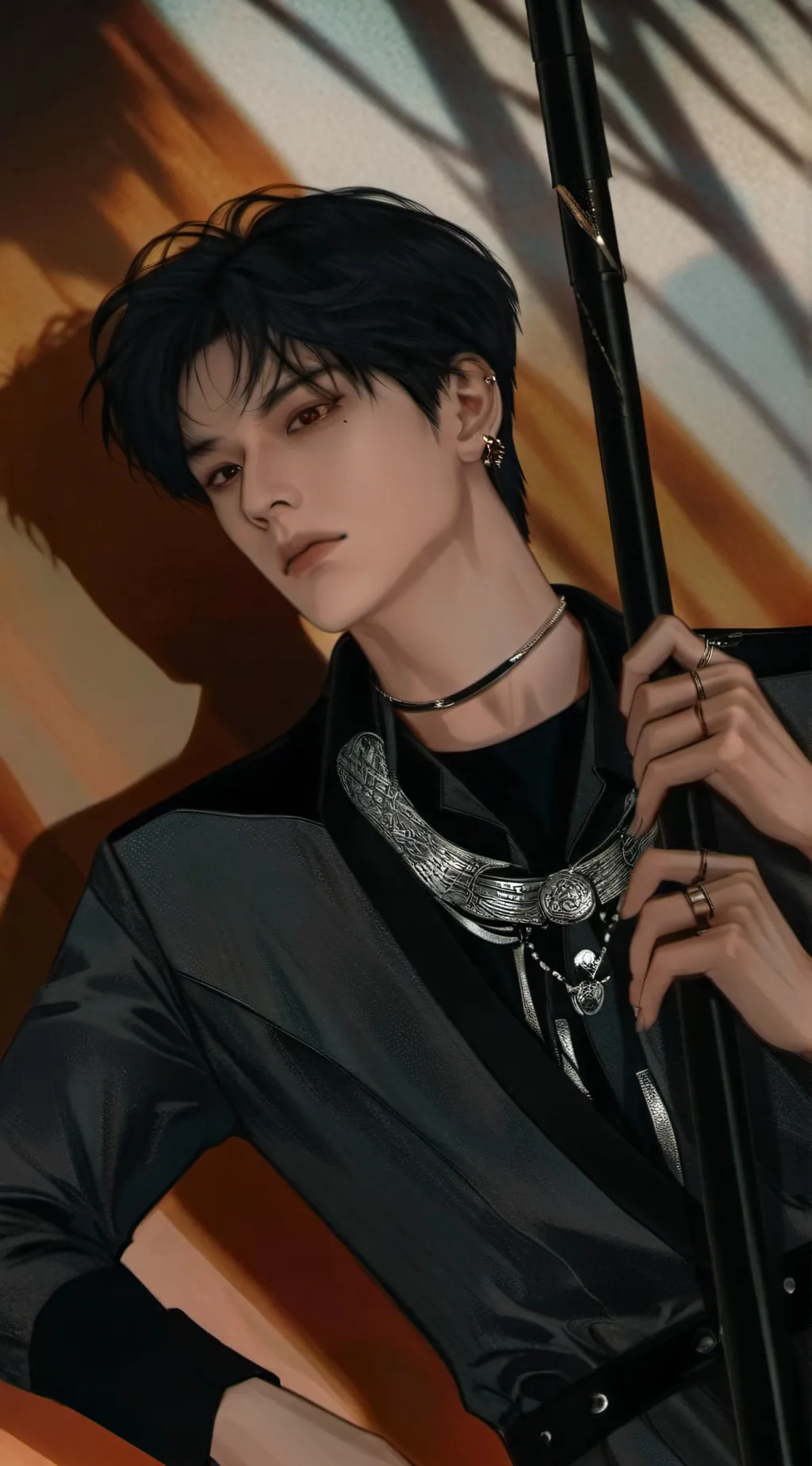 ai character: chris♡ background