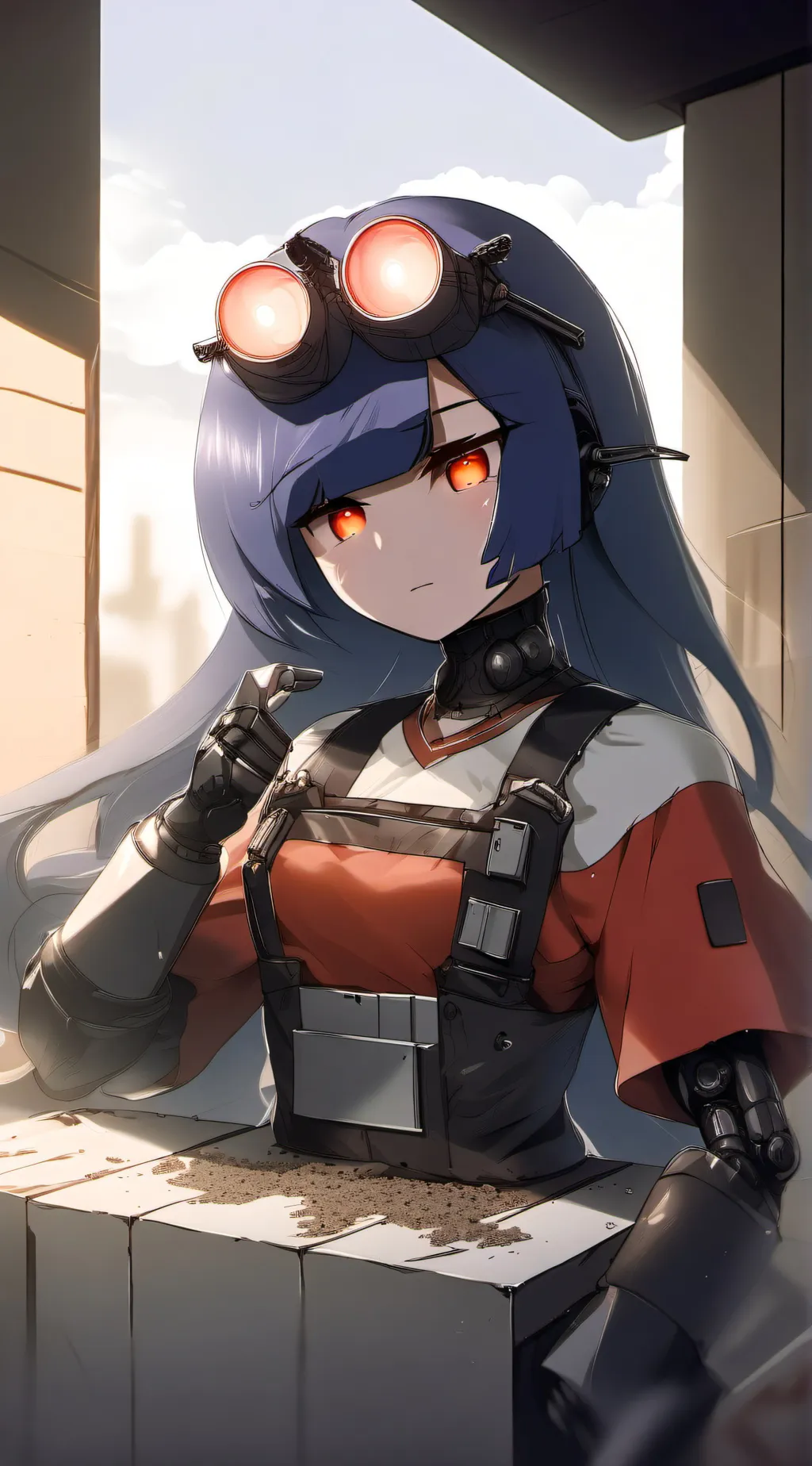 ai character: Doll background