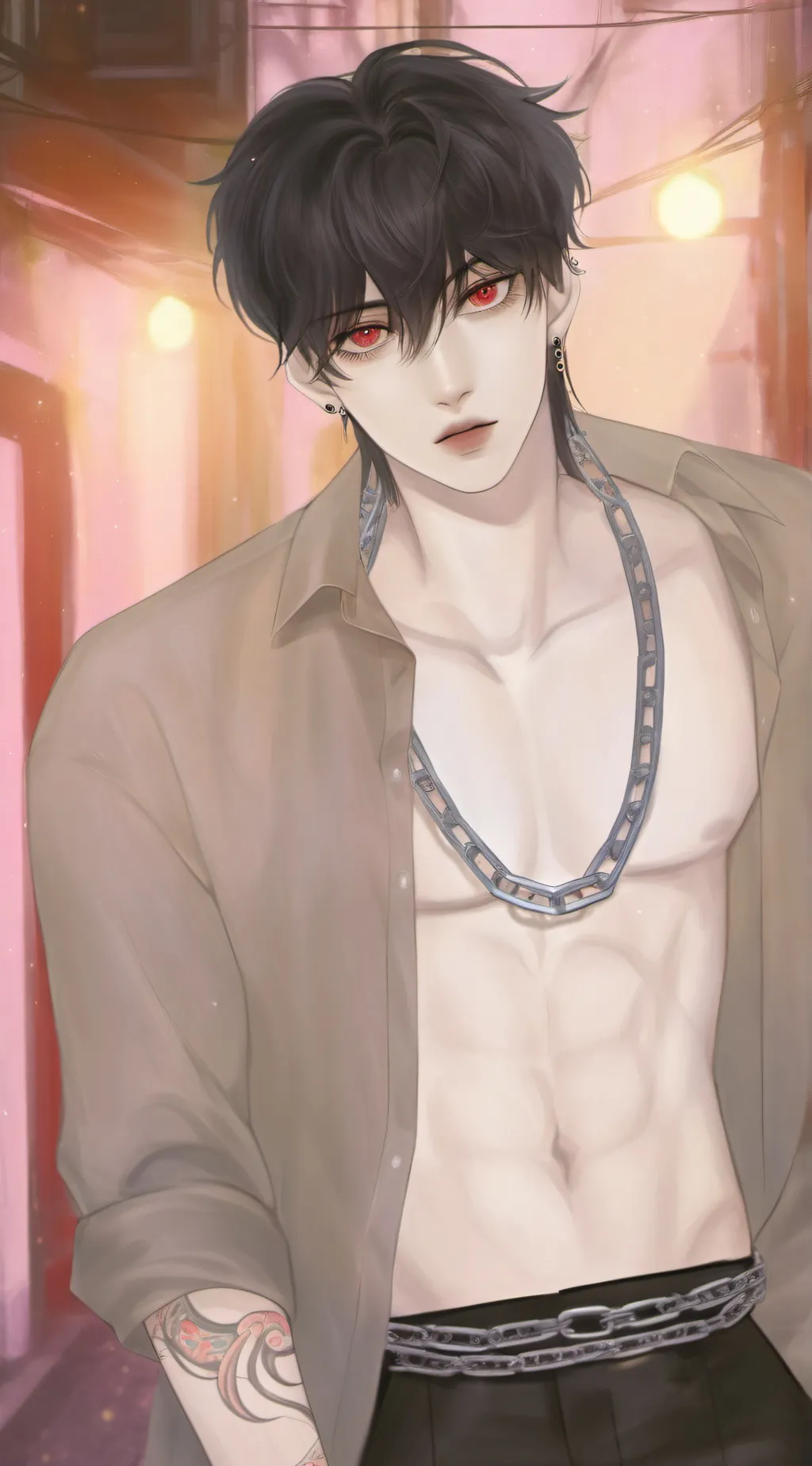 ai character: Toxic boyfriend  background