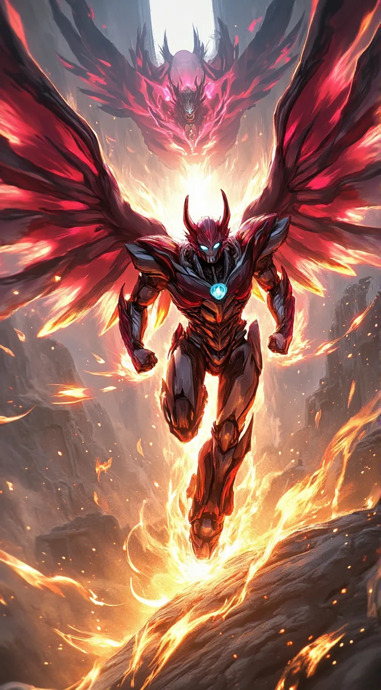 ai character: Blitzwing  background