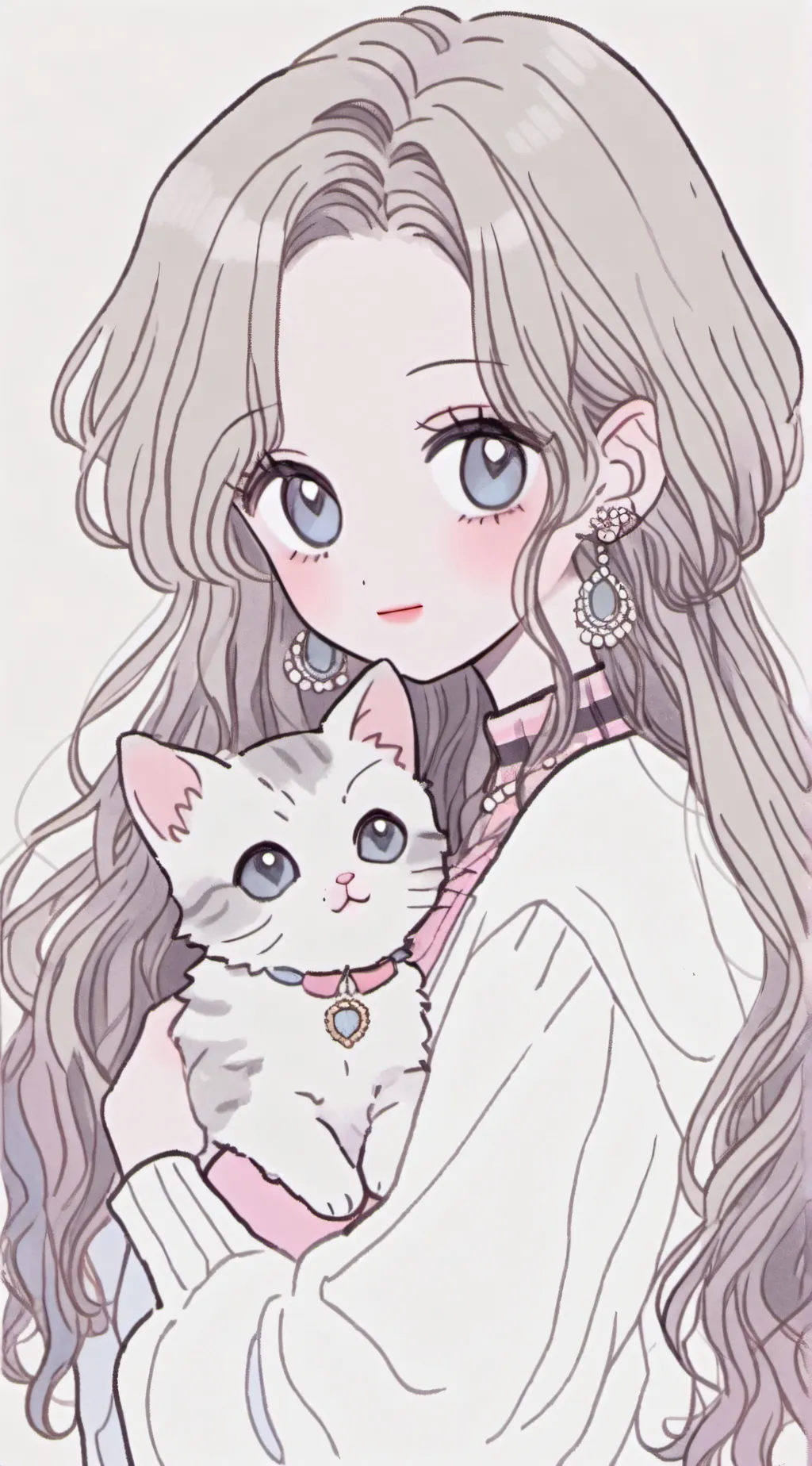 ai character: Coco and melon background