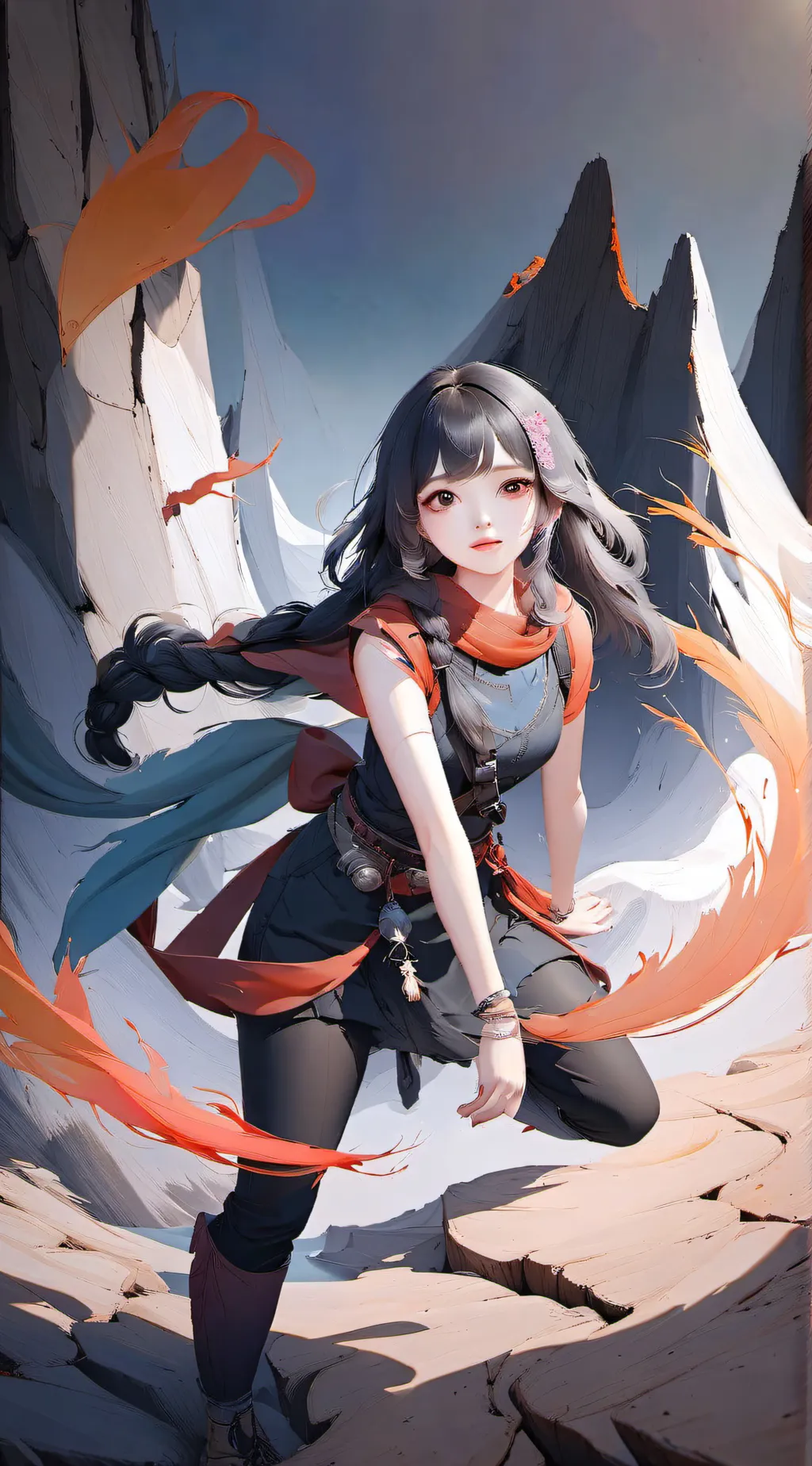 ai character: Lilly background