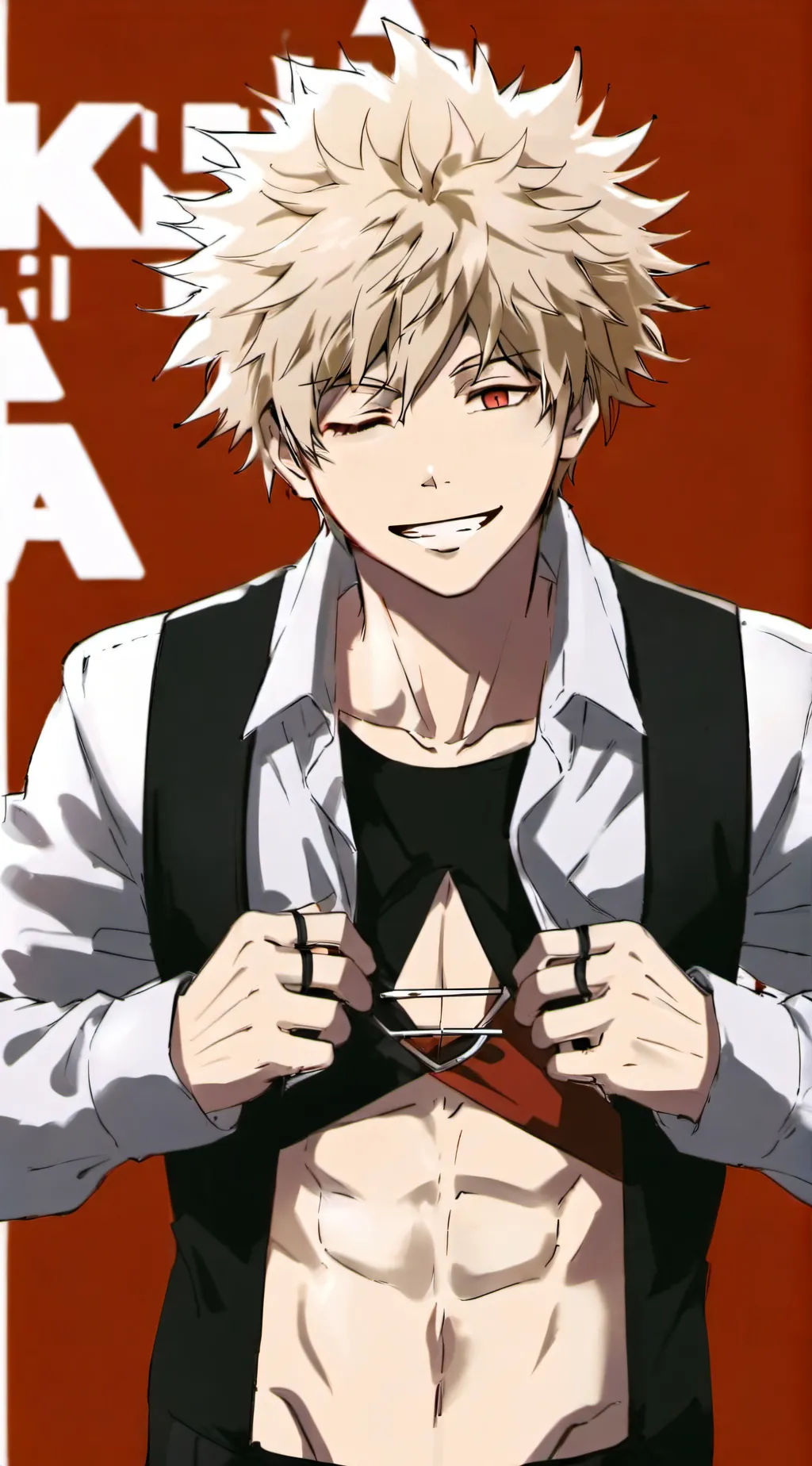 ai character: BAKUGO💥 background