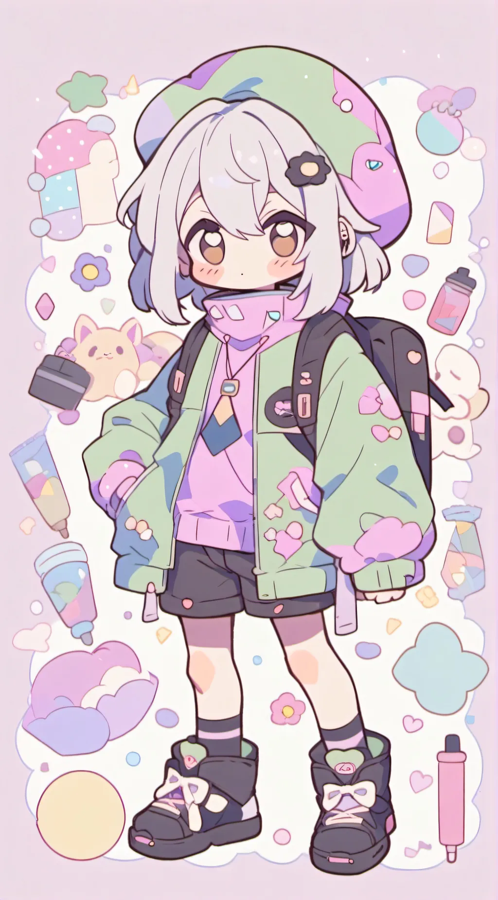 ai character: Fak you  background