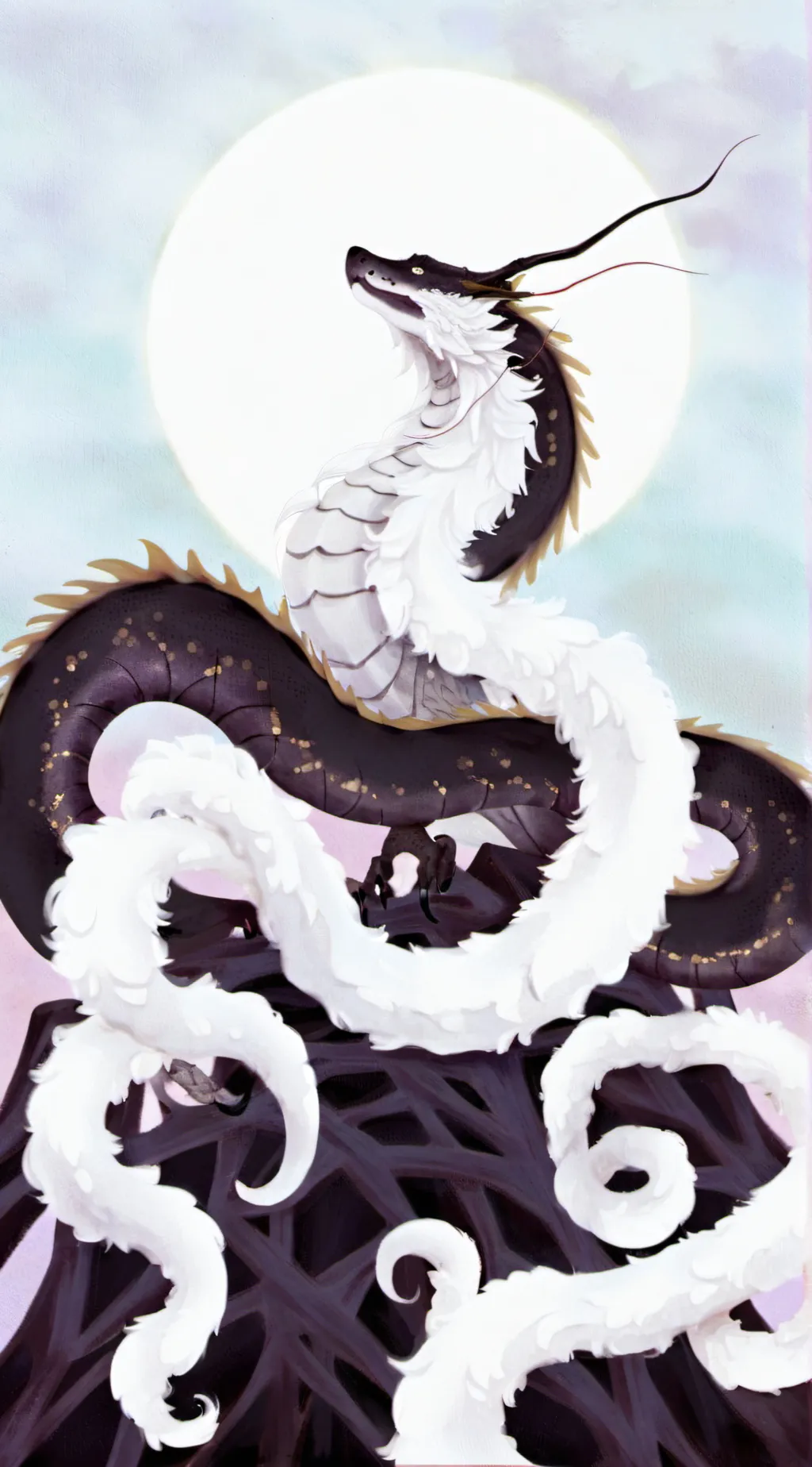 ai character: Falun  background