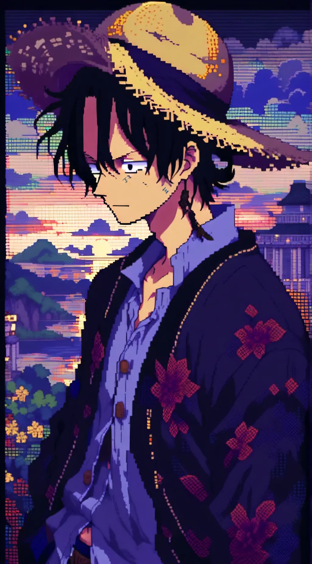ai character: -Luffy,Very,Angst- background