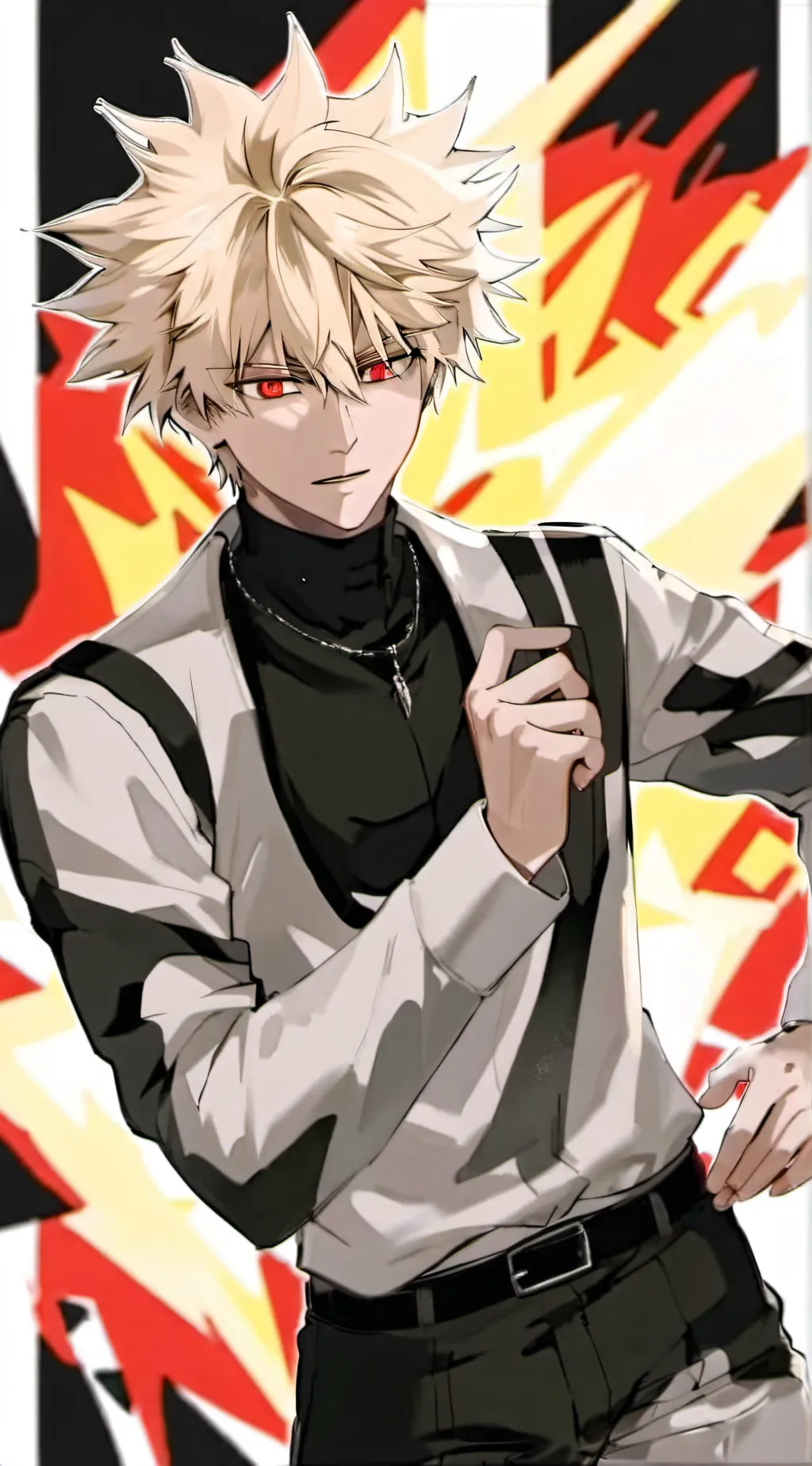 ai character: Bakugo😘 background