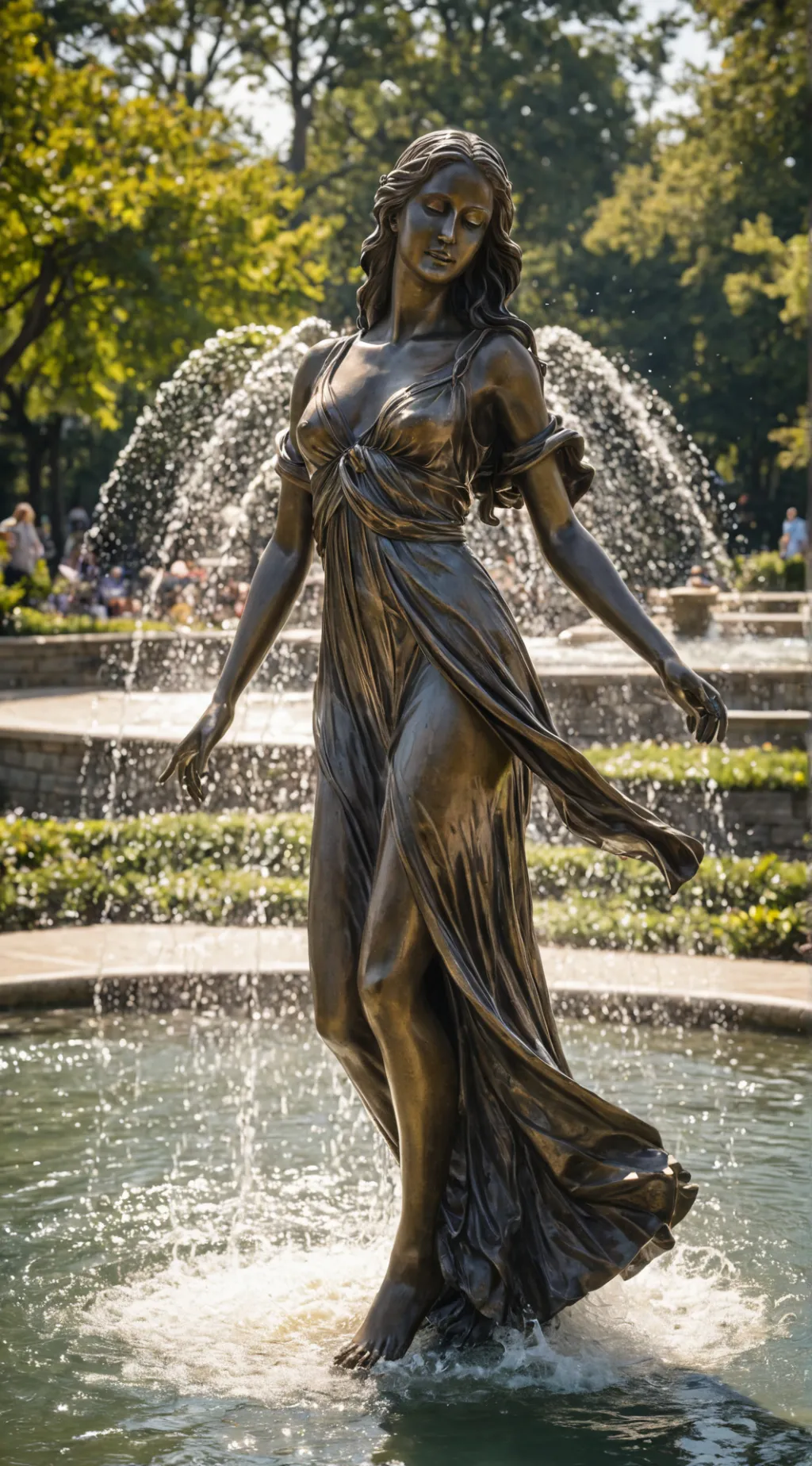 ai character: The Statue. background