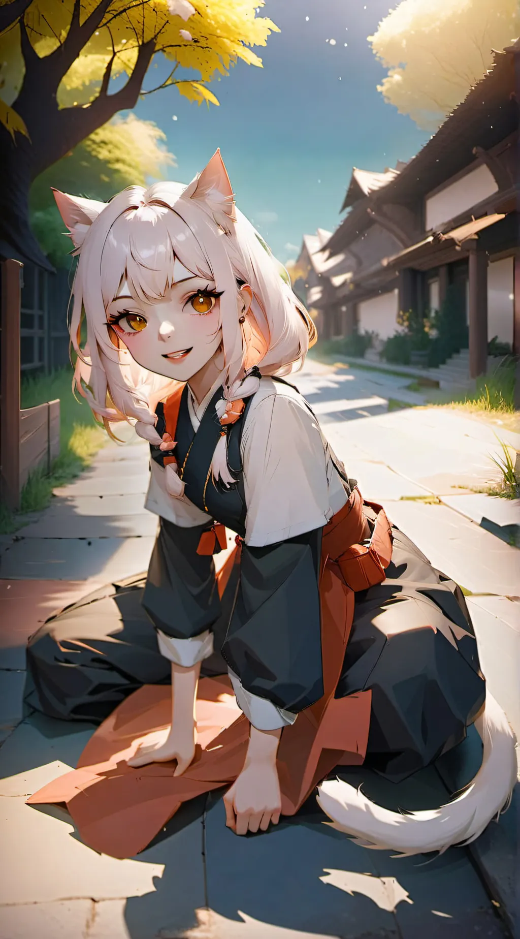 ai character: Ariana background