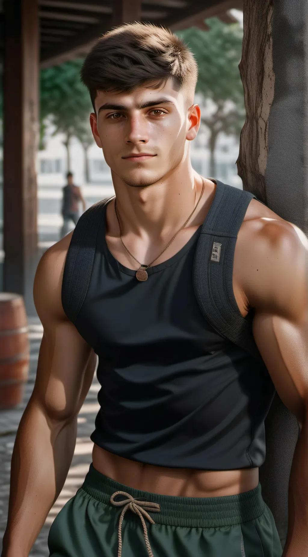 ai character: Pedri background